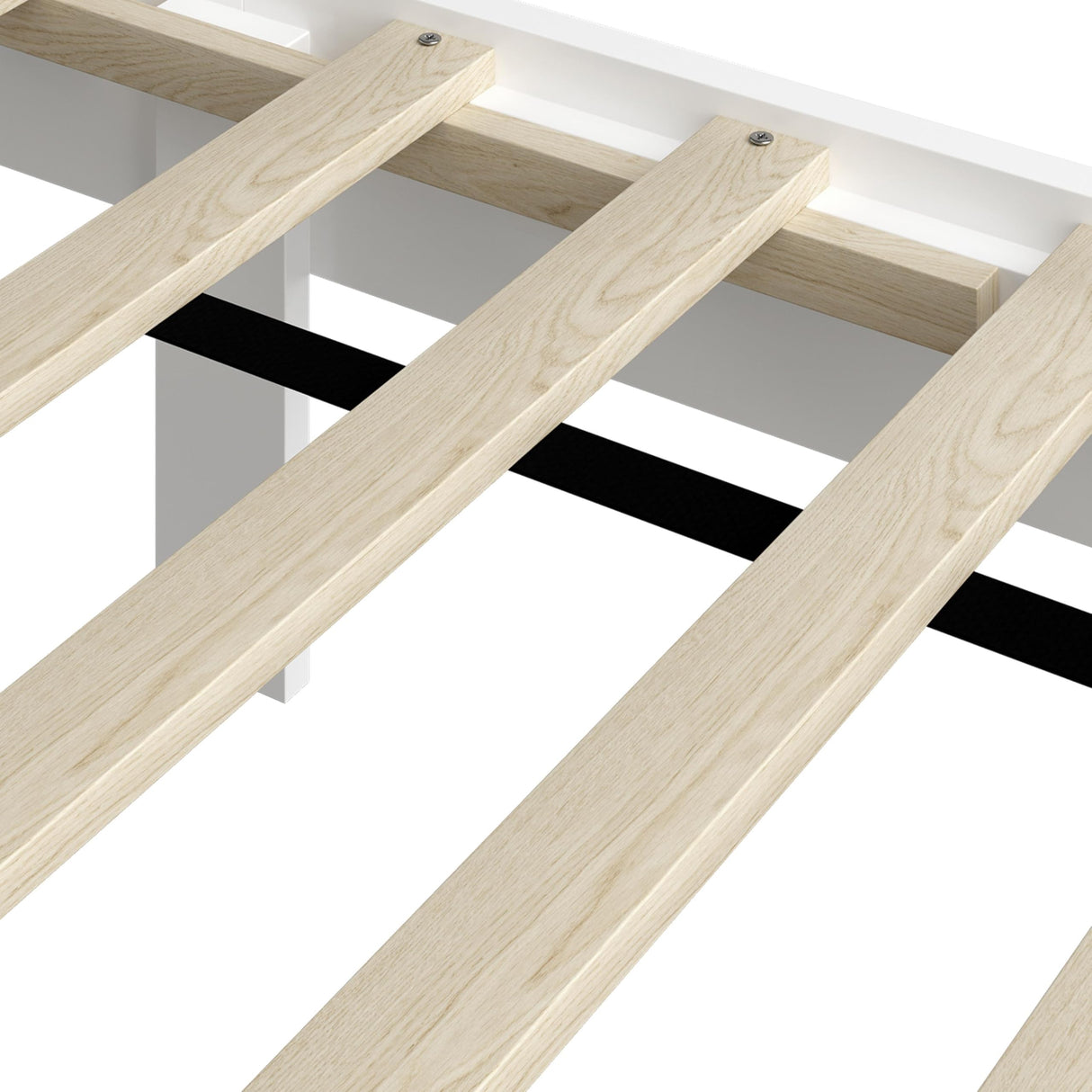 Yaheetech Wood Bed Full, Farmhouse White Rubberwood Platform Bed Frame with V-Designed Headboard, Sturdy Wooden Support Slats, Holds up to 800 Pounds, Noise-Free, Easy Assembly Yaheetech