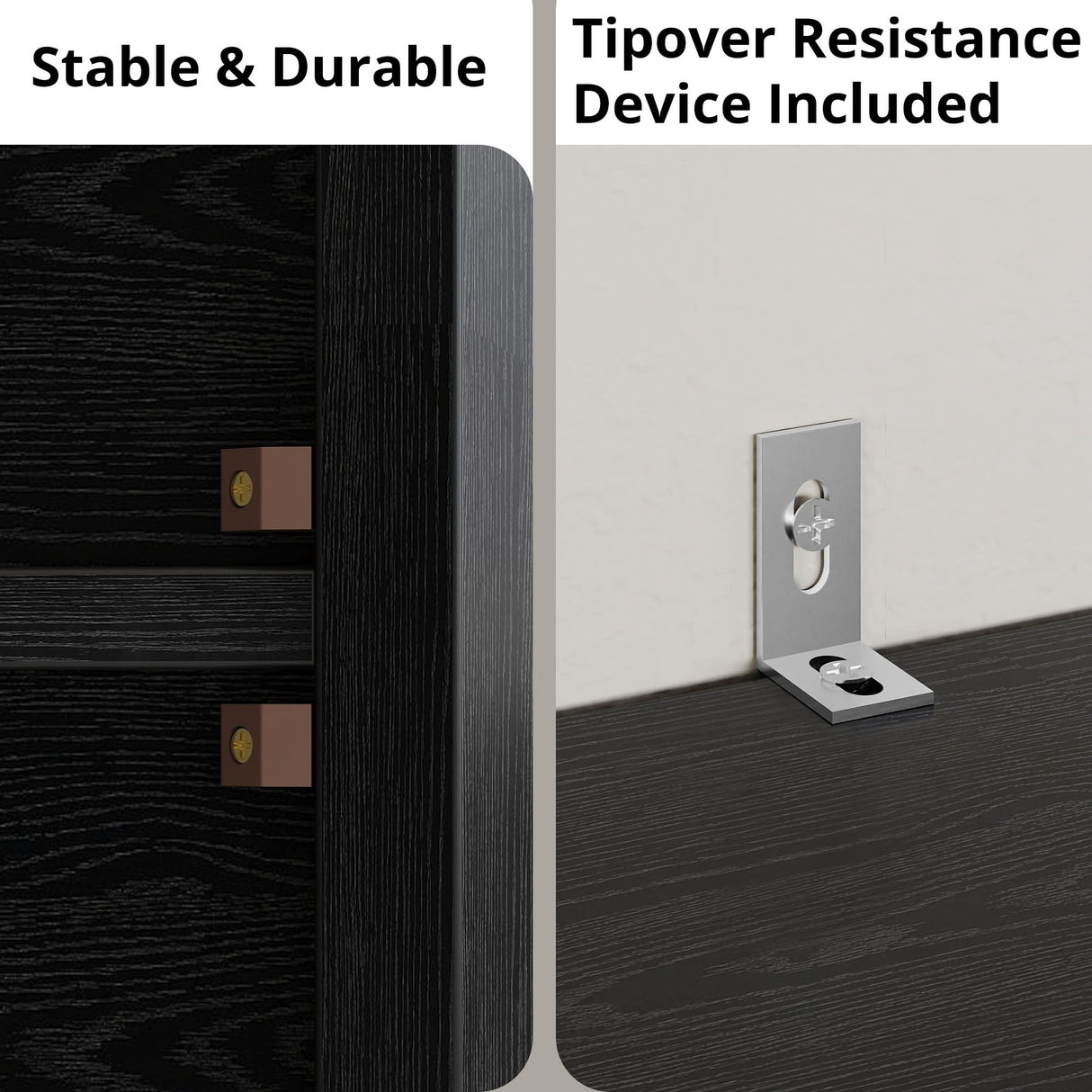 IRONCK Industrial Bookshelves and Bookcases with Doors 11.8 in Depth Set of 2 Floor Standing 5 Shelf Display Storage Shelves Bookcase Home Decor Furniture for Home, Office, Living Room, Bedroom IRONCK