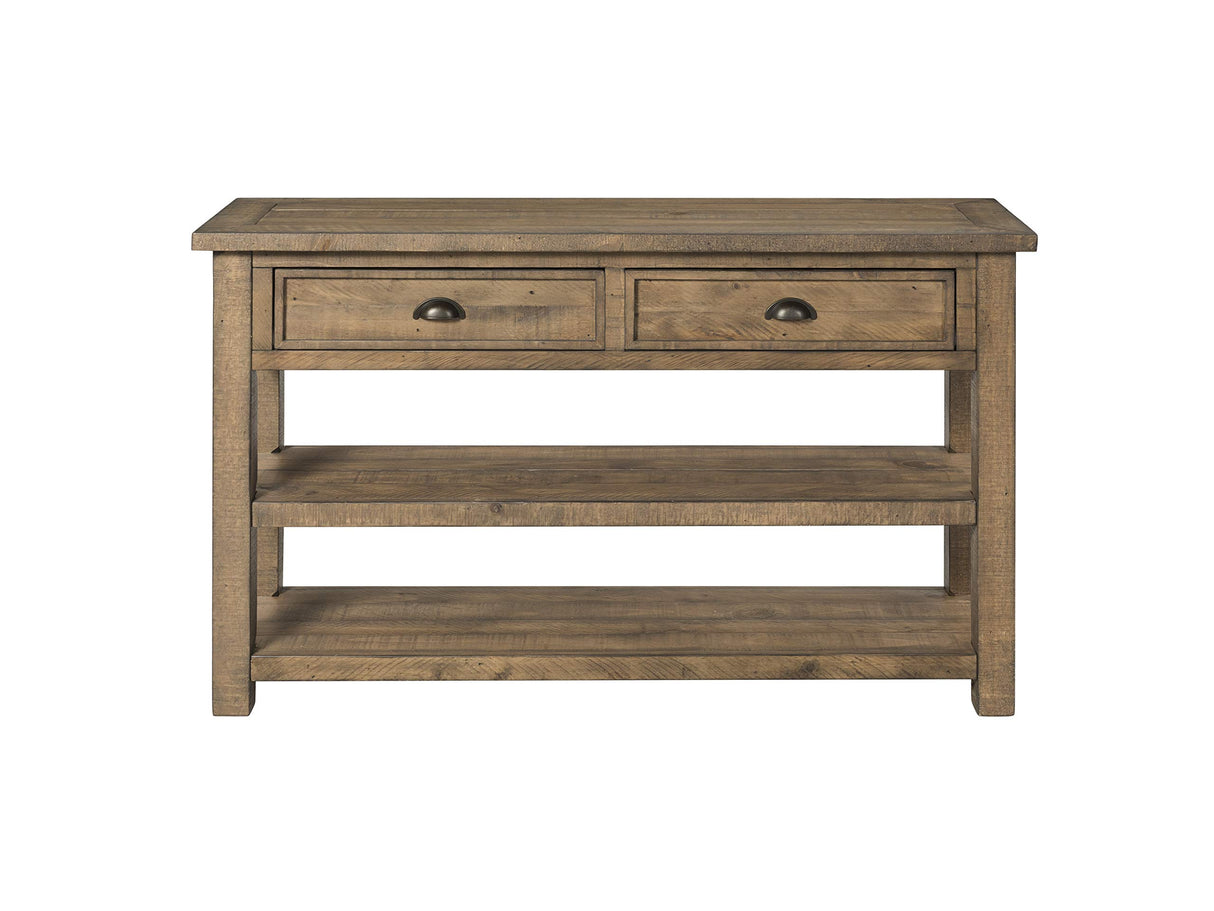 Martin Svensson Home Monterey Solid Wood Sofa Console Table - Reclaimed Natural Finish - Modern Farmhouse - Entryway Table with Two Spacious Drawers Martin Svensson Home