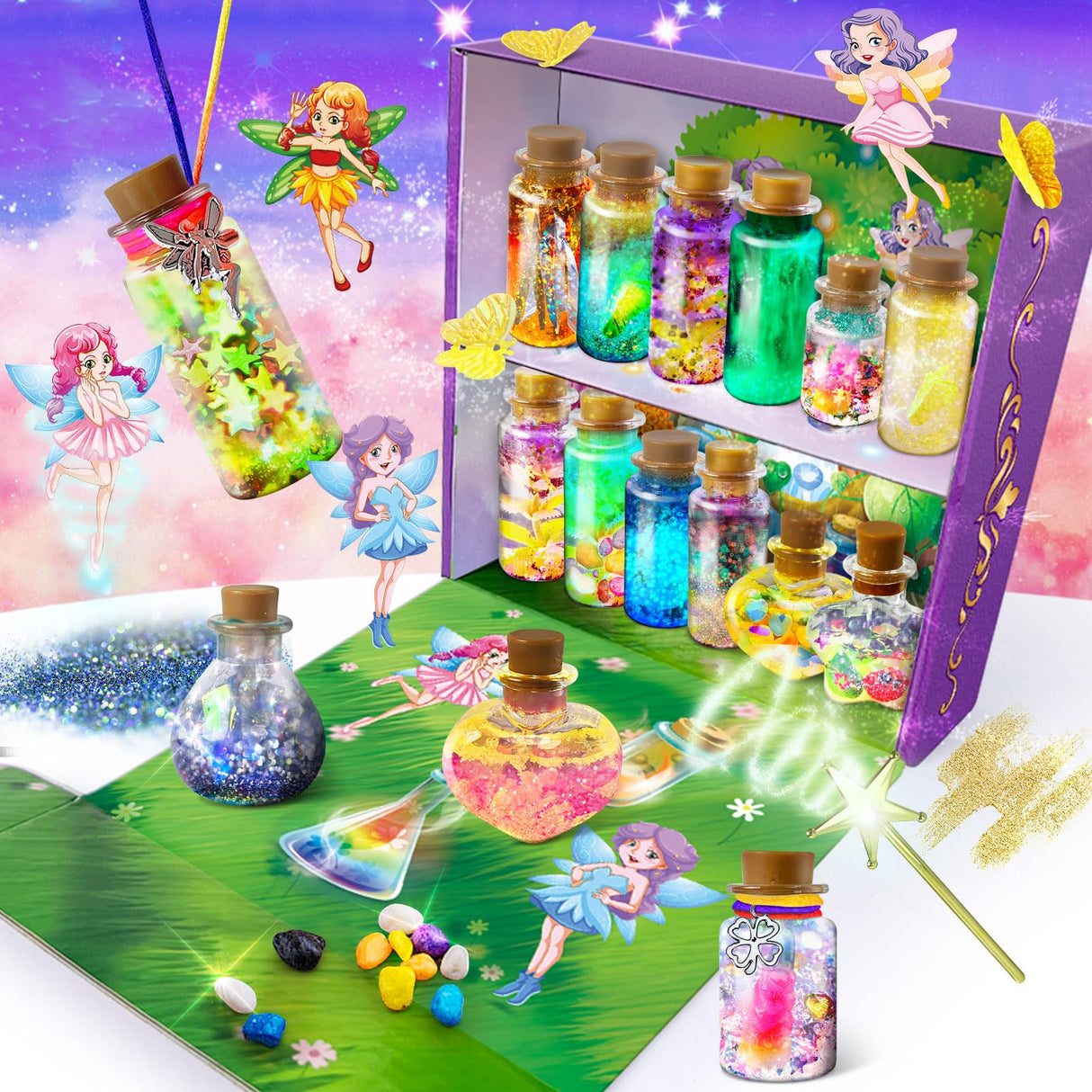 JOPSHEEN Potion Making Kit for Kids, 20 Bottles Potions, Christmas Birthday Toys Gifts for Boys Girls Age 8 9 10 11 12 JOPSHEEN