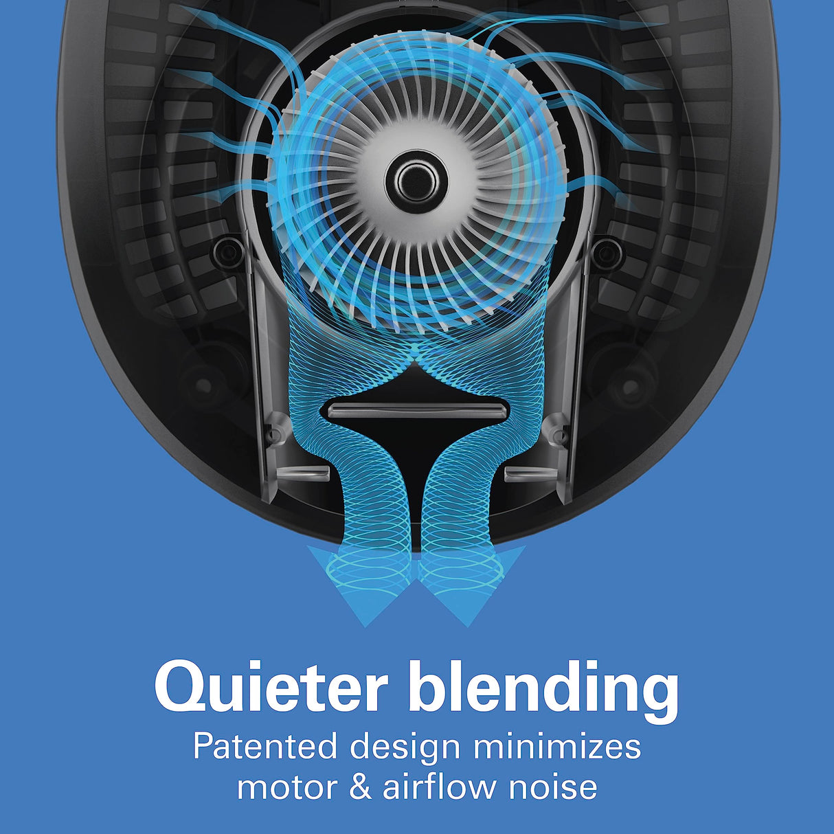 Hamilton Beach 58175 Wave Action Blender for Shakes and Smoothies, Stainless Steel Ice Sabre Blades, 800 Watts, Quiet Design, 40 oz Glass Jar, Black Hamilton Beach