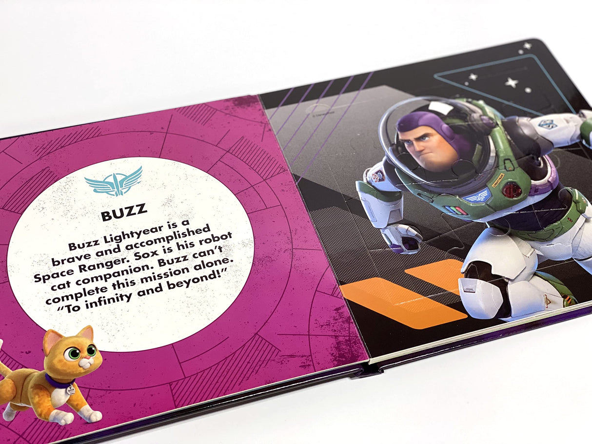 Disney / Pixar Lightyear My First Puzzle Book - Jigsaw Puzzles for kids, 10-page board book, 5 puzzles to enjoy Phidal