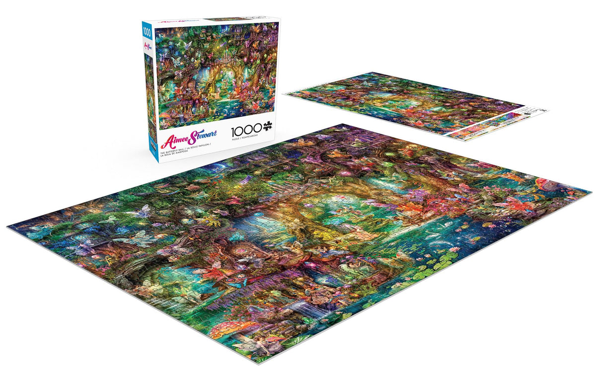 Buffalo Games - Aimee Stewart - The Butterfly Ball - 1000 Piece Jigsaw Puzzle for Adults -Challenging Puzzle Perfect for Game Nights - Finished Size is 26.75 x 19.75 Buffalo Games