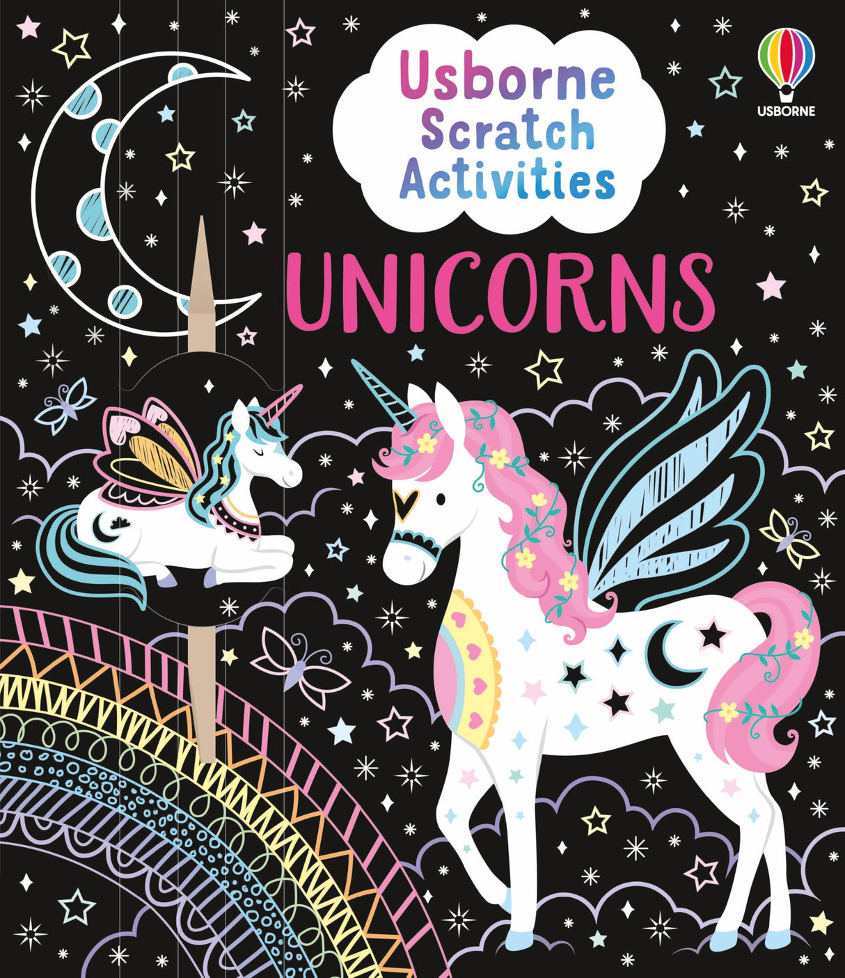Usborne Scratch Activities Unicorns: Hours of Magical Unicorn Fun await in this Scratch Book full of Interactive Designs and Puzzles WoodArtSupply