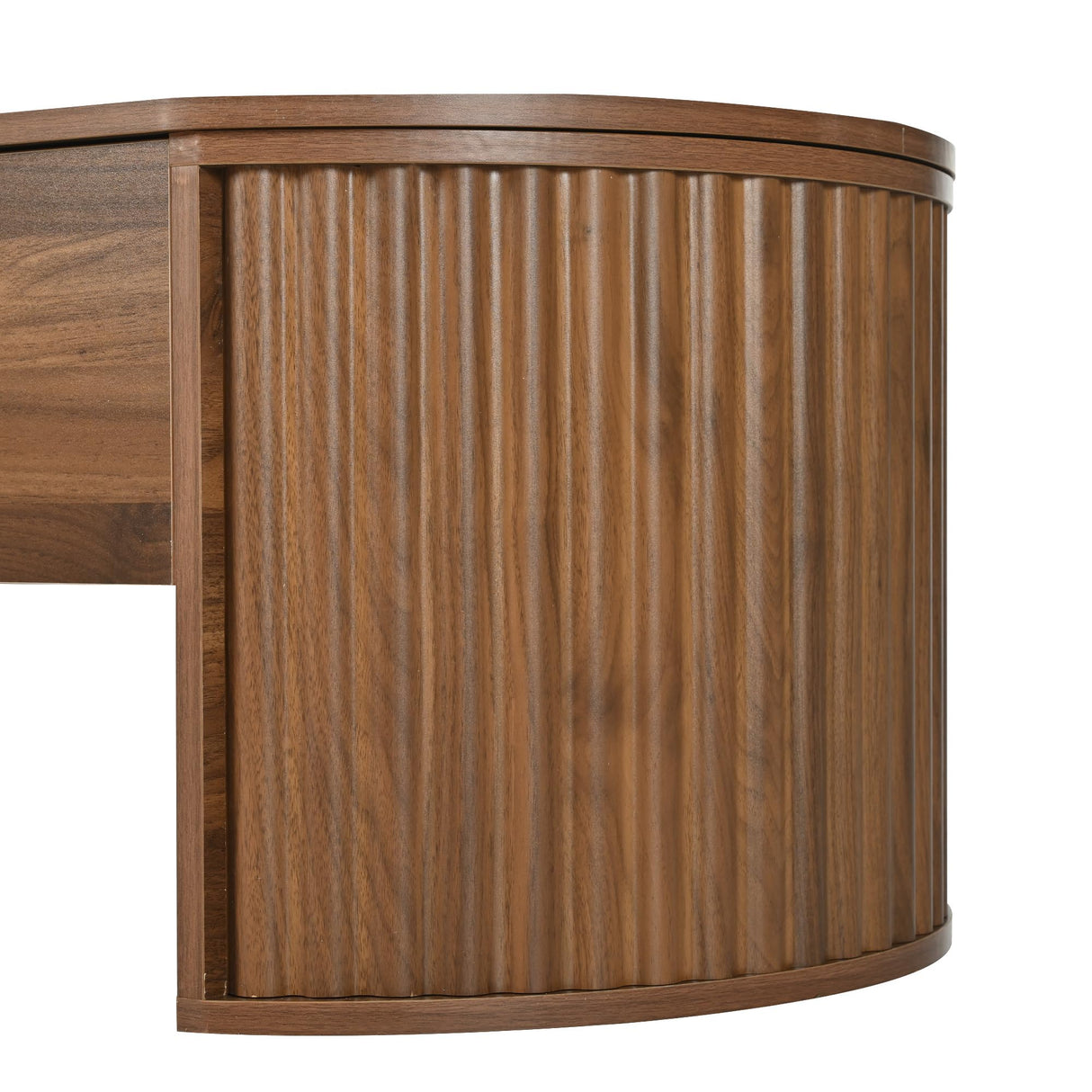 SPMETUYO Oval Coffee Table with Lifting Top for Living Room Smart Coffee Table with Storage Mid Century Modern Coffee Tables with Adjustable Lift Top Coffee Tables Fluted Walnut 47.2" SPMETUYO