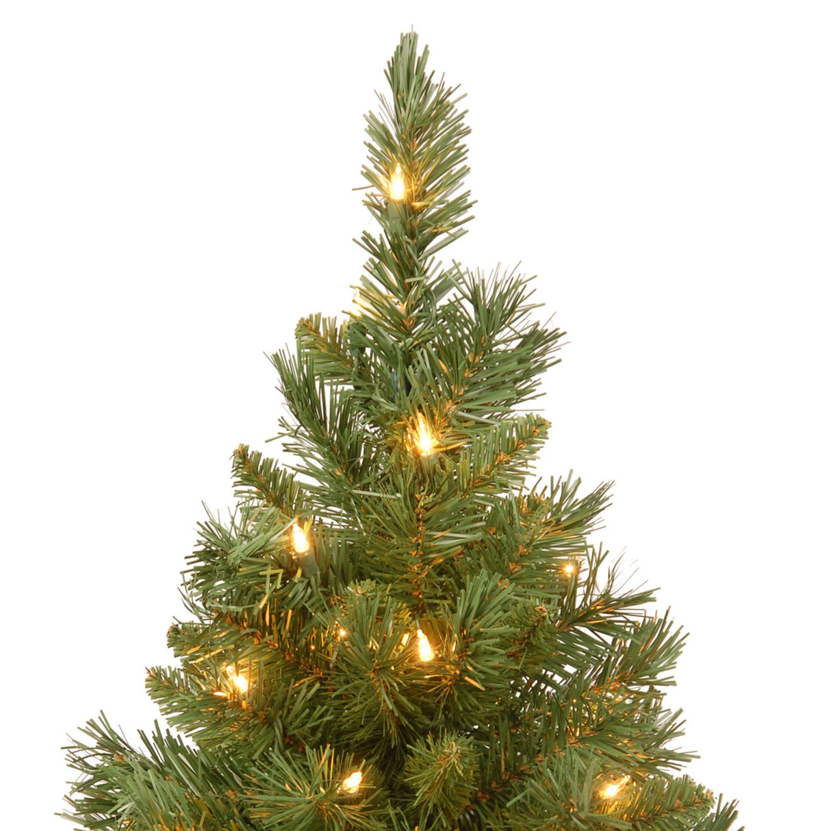 National Tree Company Pre-lit Artificial Mini Christmas Tree | Includes Small Lights and Cloth Bag Base | Majestic Fir - 2 ft National Tree Company