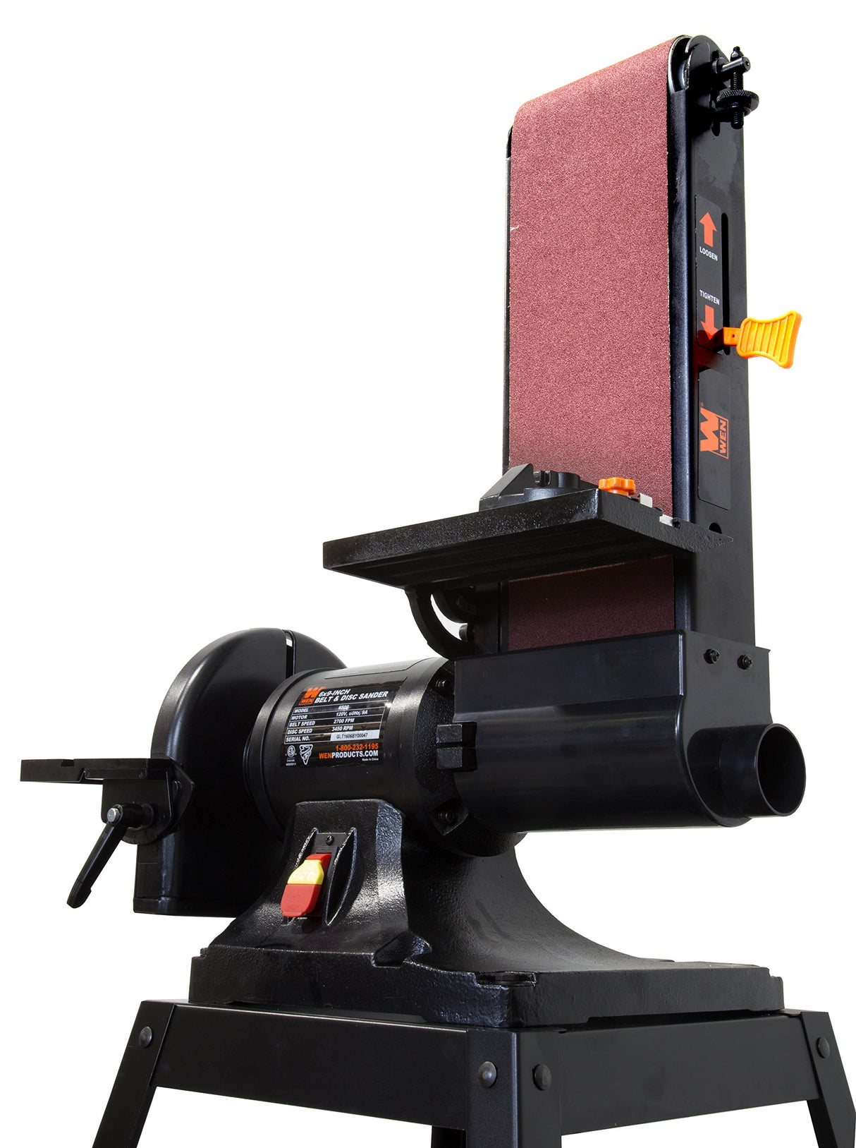 WEN 6508 6 x 48 in. Belt and 9 in. Disc Sander with Stand WEN