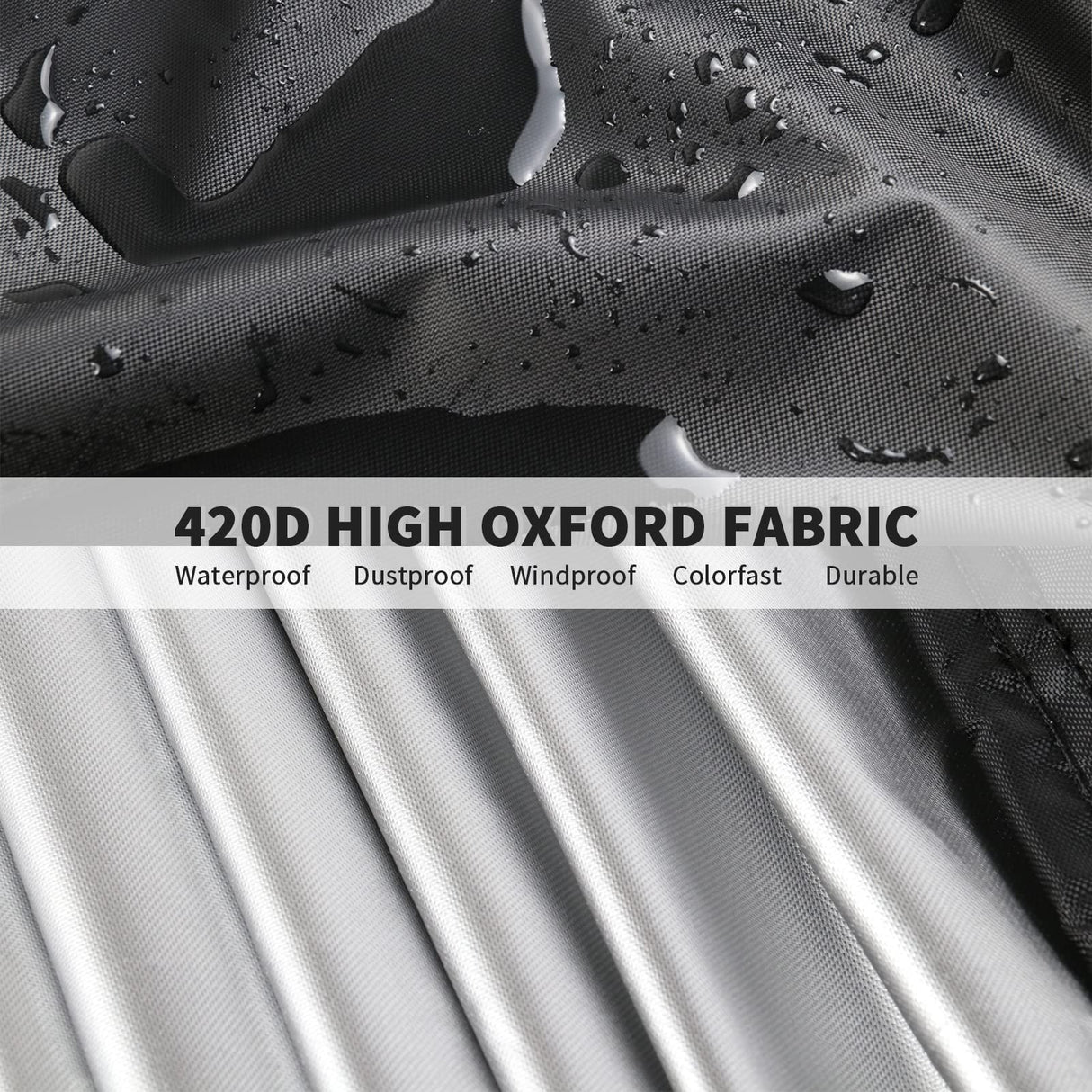 Youlvy Outdoor Prep Table Cover 72 Inch,Waterproof Patio Stainless Steel Table Cover Metal BBQ Table Cover All Season Pretection for Outdoor Table - 72 x 24 x 35 Inch Youlvy