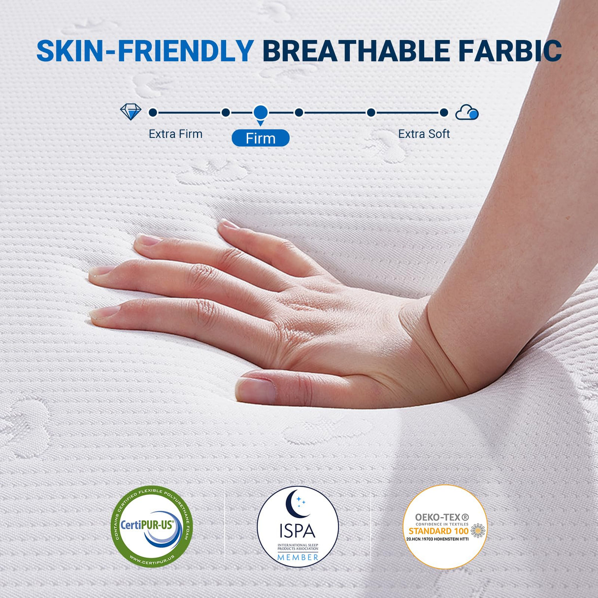 Avenco Twin Mattress 10 Inch, Memory Foam Twin Size Mattress in a Box for Comfort Sleep & Pressure Relief, CertiPUR-US Certified Twin Mattresses Medium Firm Avenco