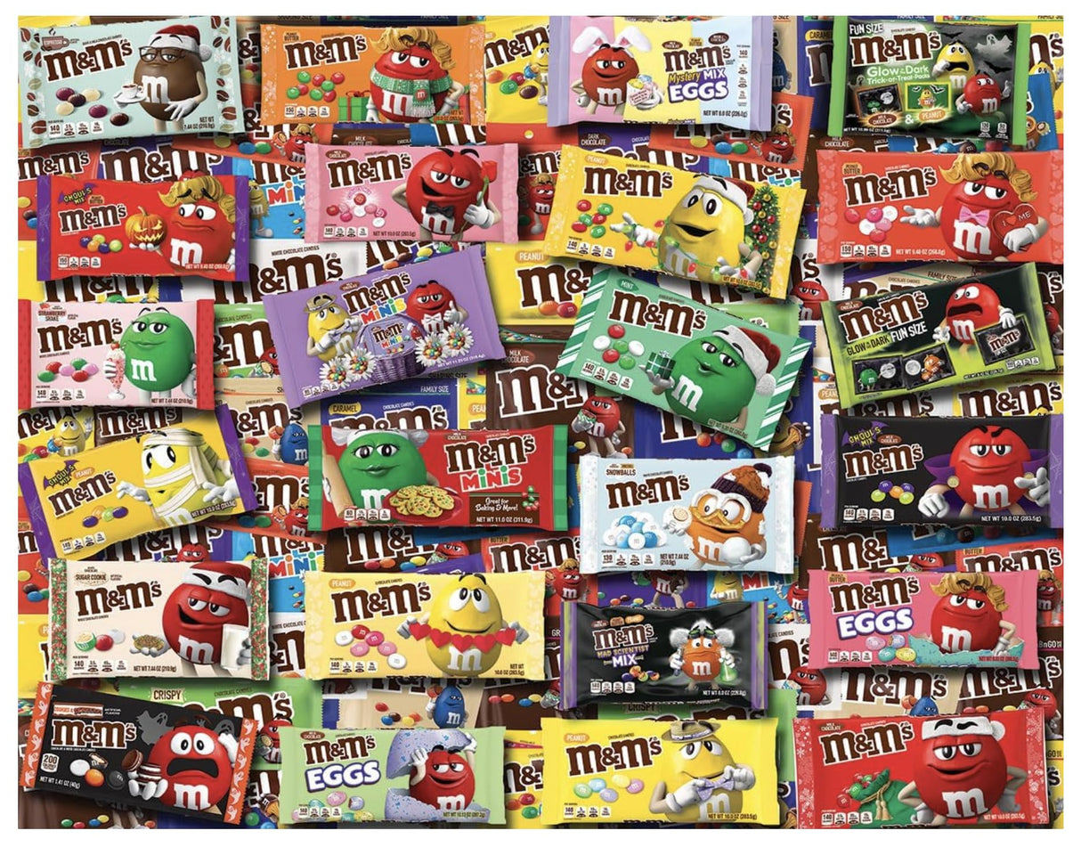 White Mountain Puzzles - M&M's - 1000 Piece Jigsaw Puzzle White Mountain