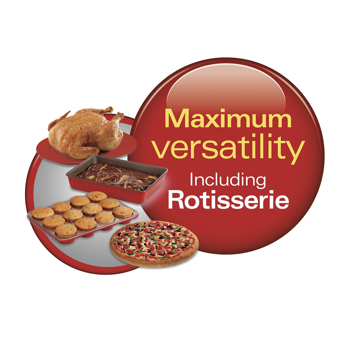 Hamilton Beach 31107D Convection Countertop Toaster Oven with Rotisserie, Extra-Large, Black and Stainless Hamilton Beach