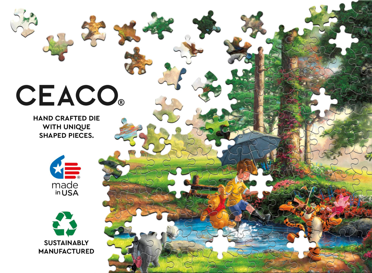 Ceaco - Thomas Kinkade - Disney - Winnie The Pooh - 1000 Piece Jigsaw Puzzle Ceaco