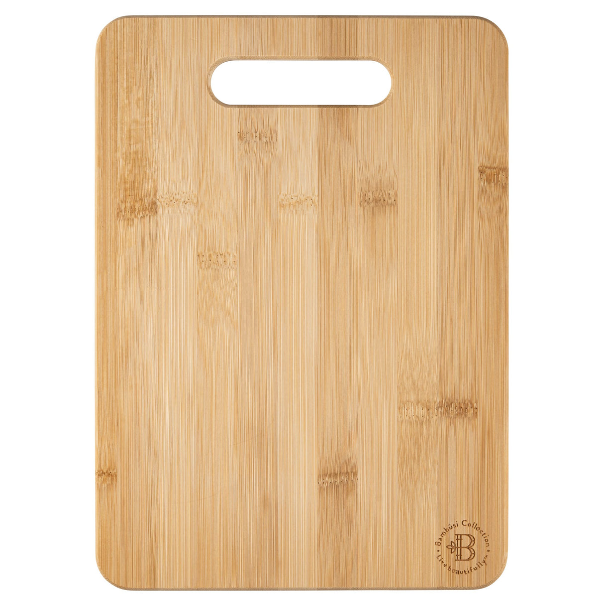 Bamboo Cutting Board, Wooden Kitchen Chopping Board for Food Prep, Chopping, Carving Meat, Fruits Vegetables, 12.5" x 9" Bambüsi