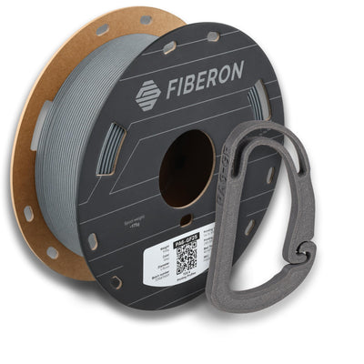 Polymaker Fiberon PA6-GF Glass Fiber Nylon Filament 1.75mm Grey 0.5kg, Fiberon PA6-GF Nylon Warp Free 1.75mm 3D Printing Filament