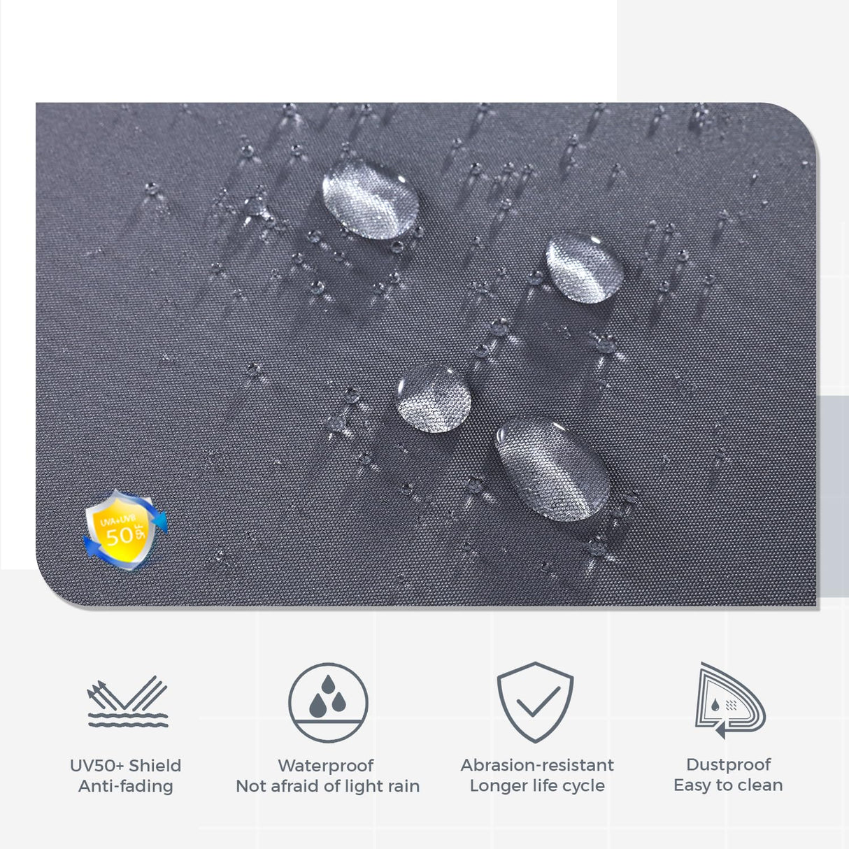 MELLCOM 8 Pieces Patio Furniture Set, Outdoor Wicker Chairs with Ottomans, 3-Seat Sofa & Dining Table, All-Weather Conversation Set with Water-Resistant Cushions & High Back for Garden, Backyard MELLCOM