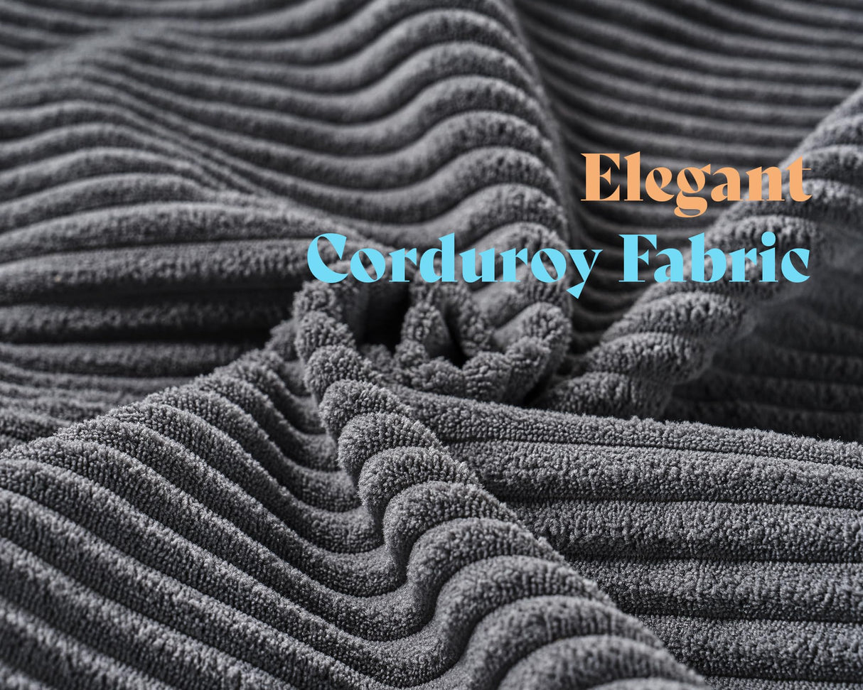 AMERLIFE 172 Inch U Shaped Couch, Modular Sectional Sofa with Storage Console, Oversized Couch with Charging Socket, Grey Comfy Couch AMERLIFE