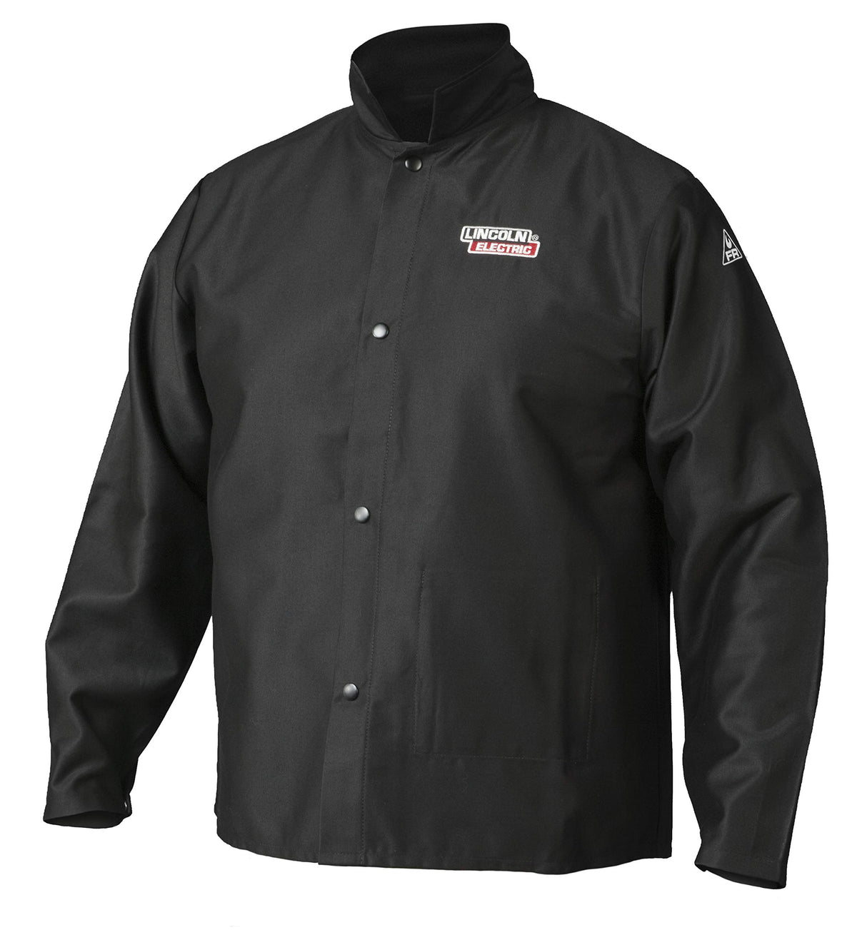 Lincoln Electric Premium Flame Resistant (FR) Cotton Welding Jacket | Comfortable | Black | Medium | K2985-M Lincoln Electric