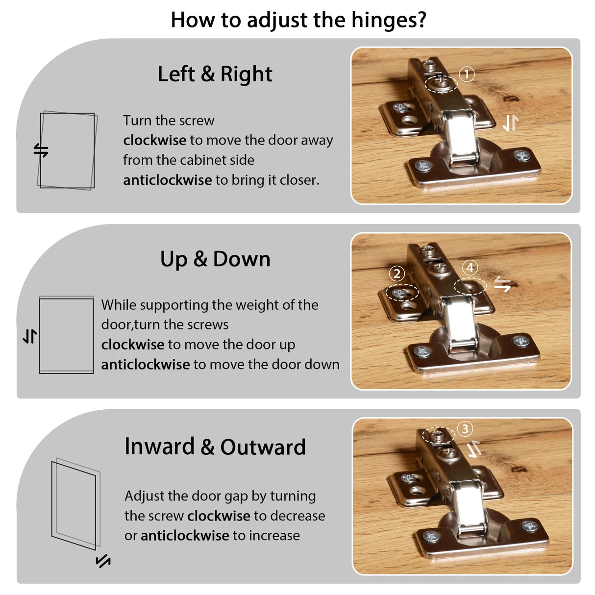 Virubi Modern TV Stand with 3 Cabinets & Open Shelves, Minimalist Wooden Entertainment Center for TVs Up to 80”, Sturdy TV Console for Living Room Bedroom Decor Virubi