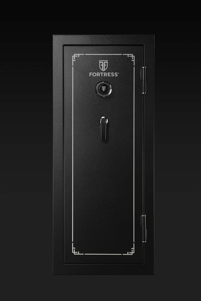 Fortress 24-Gun Fireproof Safe with Combination Lock, Black