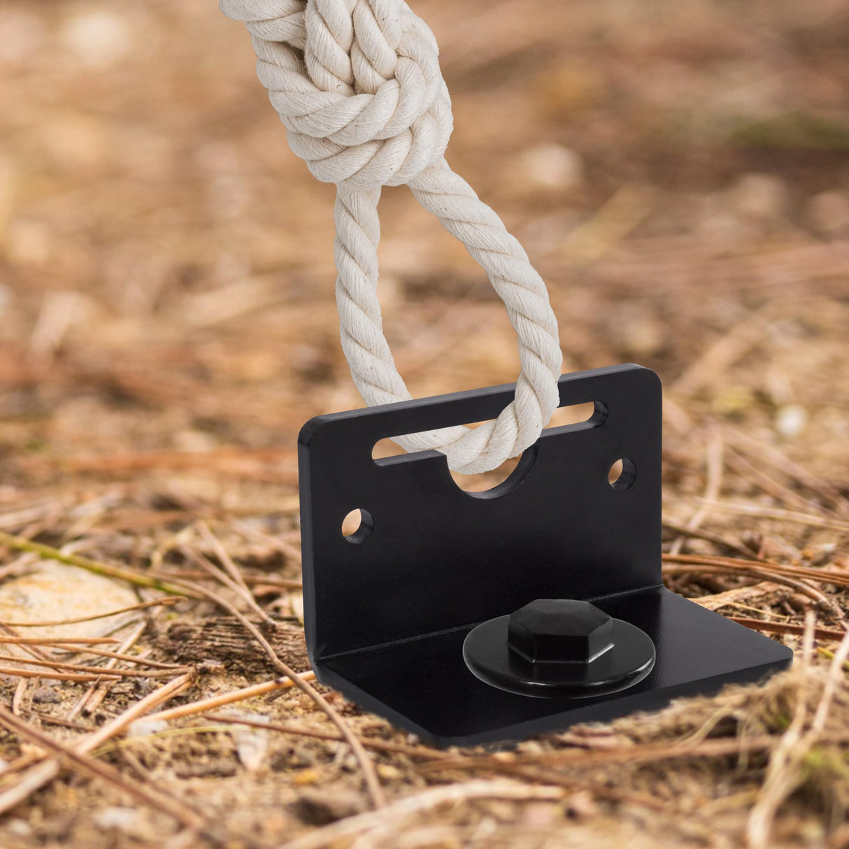 VASGOR 24” Mobile Home Anchors - Ground Anchor Screw in with Brackets and Adapter for Drill - Earth Anchors - Storage Shed and Swing Anchor Kits VASGOR