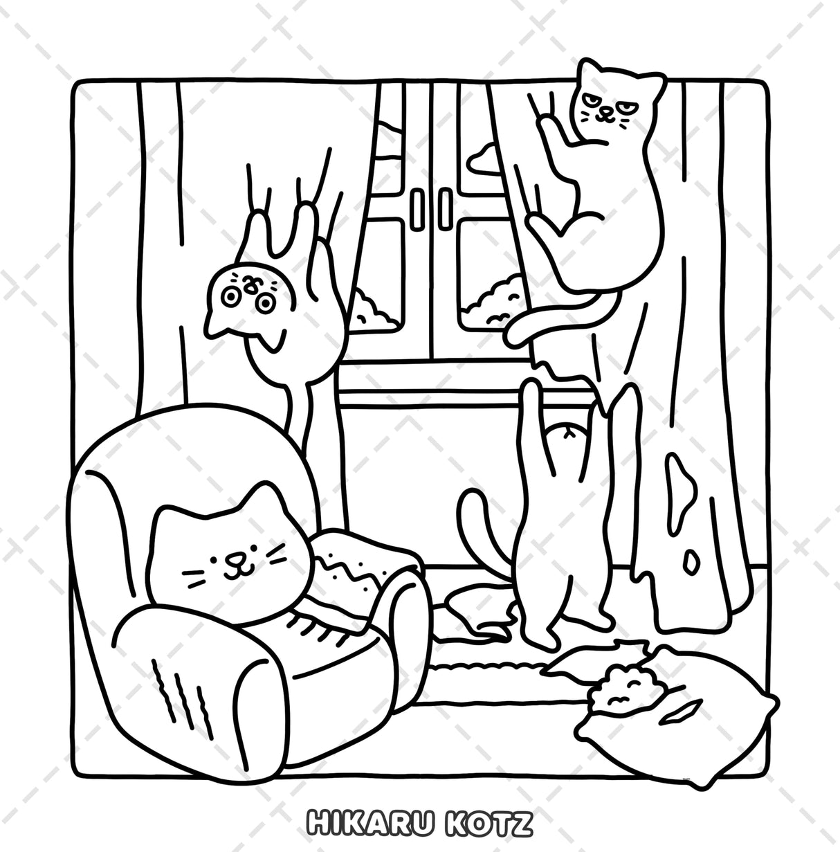 Naughty Cats: Cattitude Coloring Book for Adults and Teens (Cat & Dog Coloring Book) Independently Published