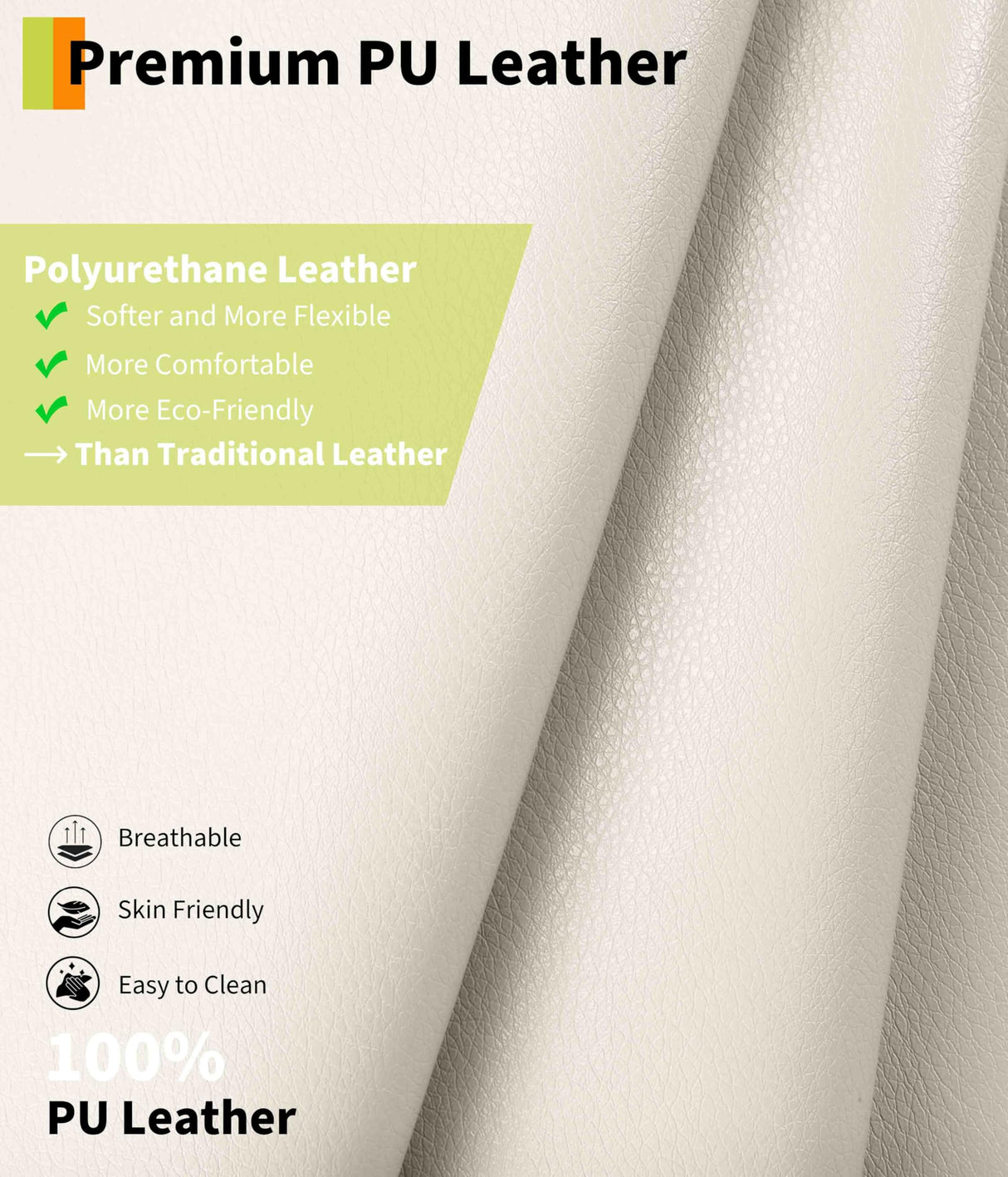 GarveeHome Oversized Wide Power Lift Recliner Chair - Heat and Massage, Faux PU Leather, Adjustable Back and Legs, Electric Lift Chair Designed for The Elderly and People with Mobility impaired GarveeHome