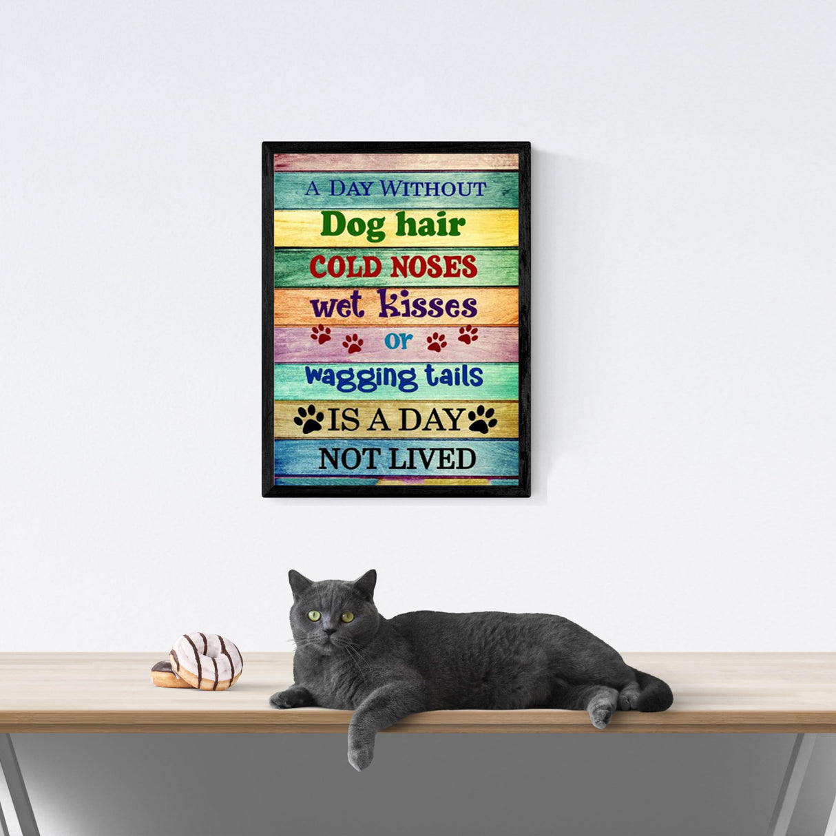 Piegricdiat Diamond Painting Kits, Funny Cat Dog Diamond Art Kits for Adults Cross Stitch Full Drill Shiny Diamond Embroidery Pictures Arts Craft for Home Wall Decor Gift 12X16in/30x40cm (Dog Quotes) Piegricdiat