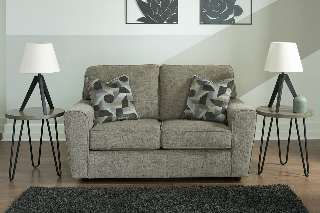 Signature Design by Ashley Cascilla Casual Loveseat, Light Gray Signature Design by Ashley