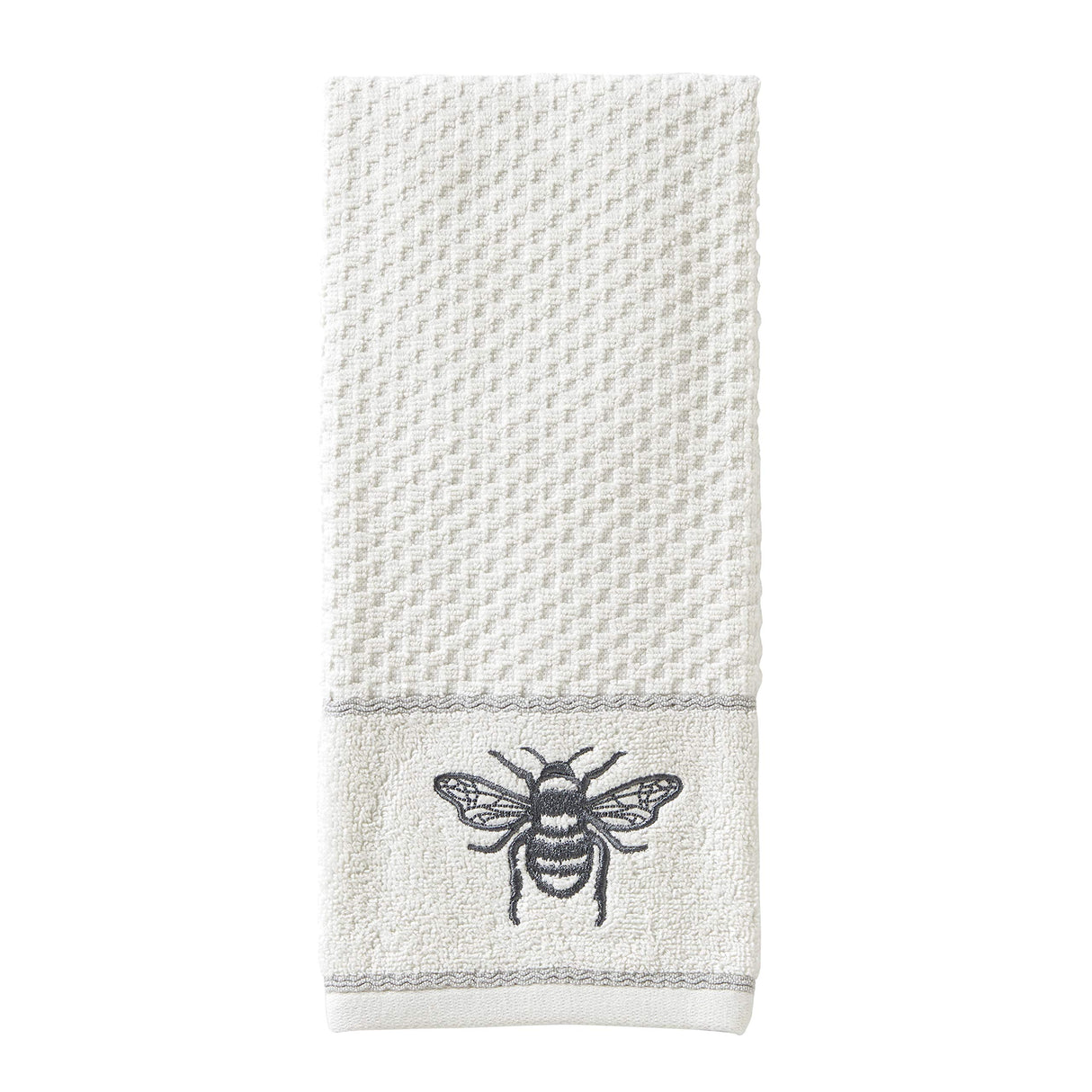 SKL Home Farmhouse Bee Hand Towel Set, White 16x25 SKL Home