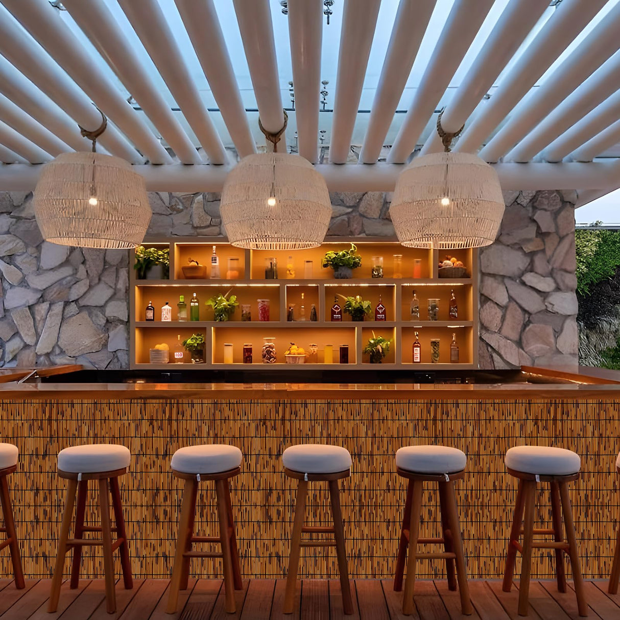 TENTONUP Bamboo Fence 6 Feet High Outdoorh,Bamboo Reed Fence Rolls,Bamboo Privacy Fence Screen,Bamboo Reed Fencing for for Outdoor Backyard,Garden,Balcony,Patio,6FT x 16.4FT,Brown TENTONUP