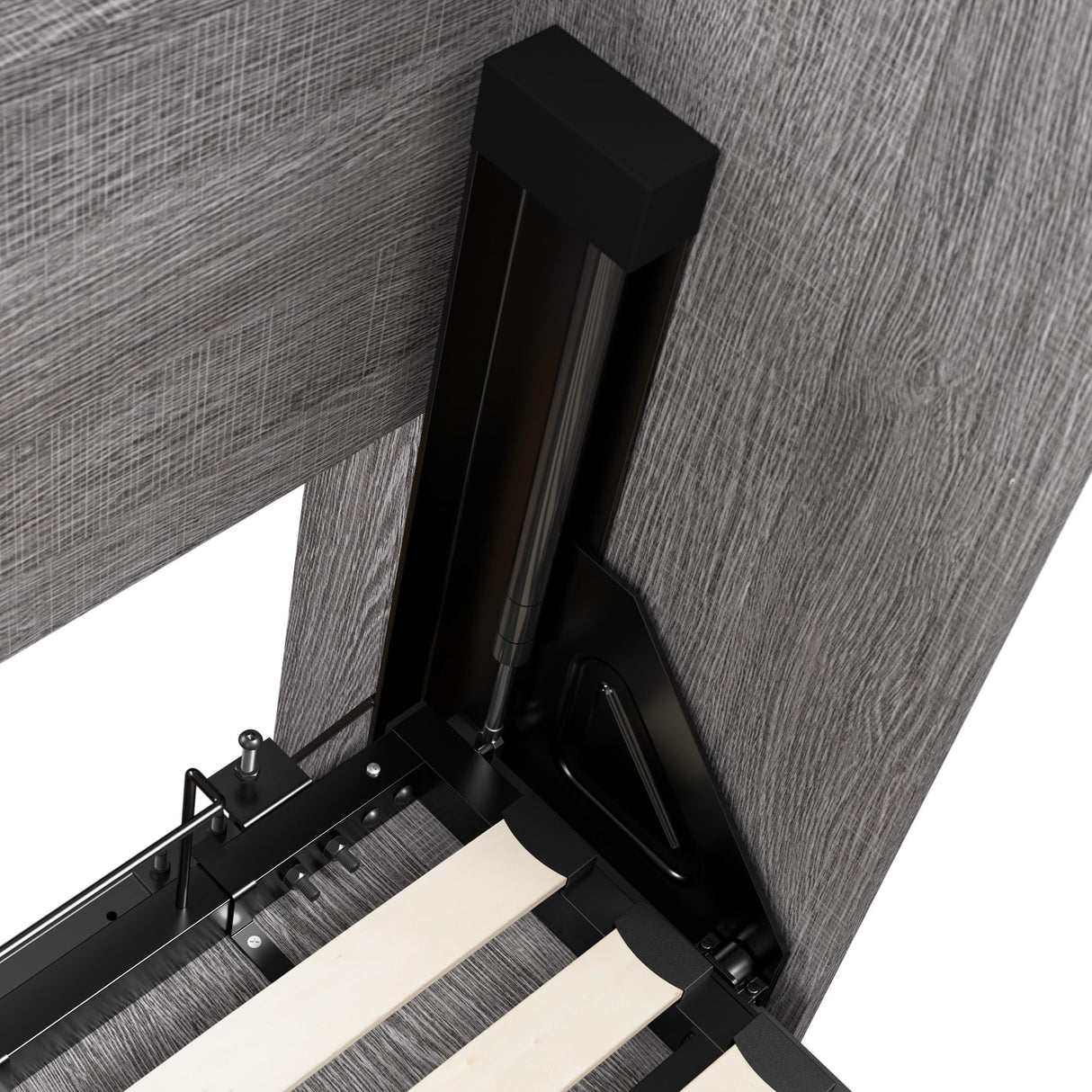 Bestar Pur Queen Murphy Bed, 65-inch Space-Saving Wall Bed for Guest Room or Home Office Bestar