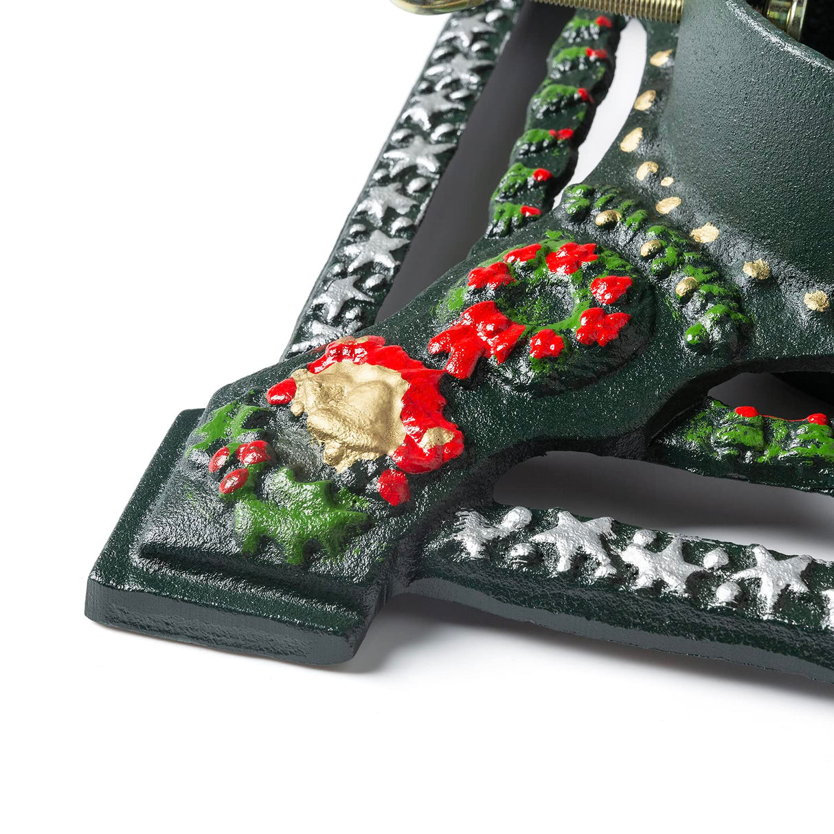 Ventray Christmas Tree Stand with Water Reservoir,13.66x13.66x5.51 Inches,Classic Heavy Duty Universal Xmas Tree Artificial Trunks Stand Pine Tree Base Holder for Real Trees, Stars Ventray