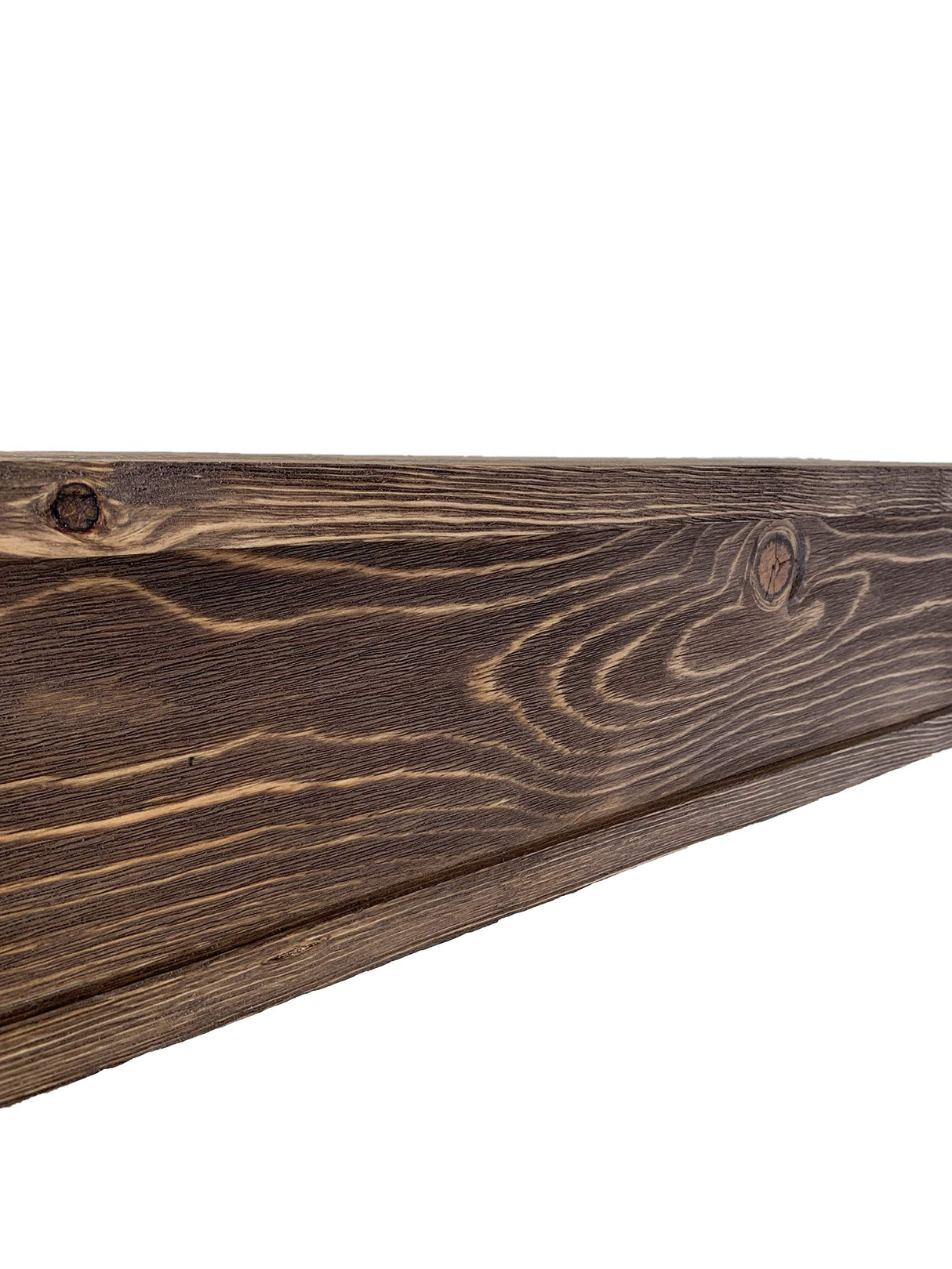 48in Rustic Mantle | Fireplace Mantel for Decor | Wood Mantel Shelf | Made in USA | 48 in Floating Shelf | Farmhouse Fireplace Surround | Long Shelf for Fireplace (Rustic Brown, 48 Inch) Strix Ind