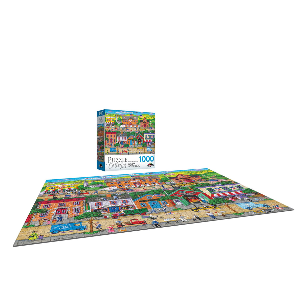 RoseArt - Puzzle Collector - Hometown Heroes - 1000 Piece Jigsaw Puzzle for Adults RoseArt