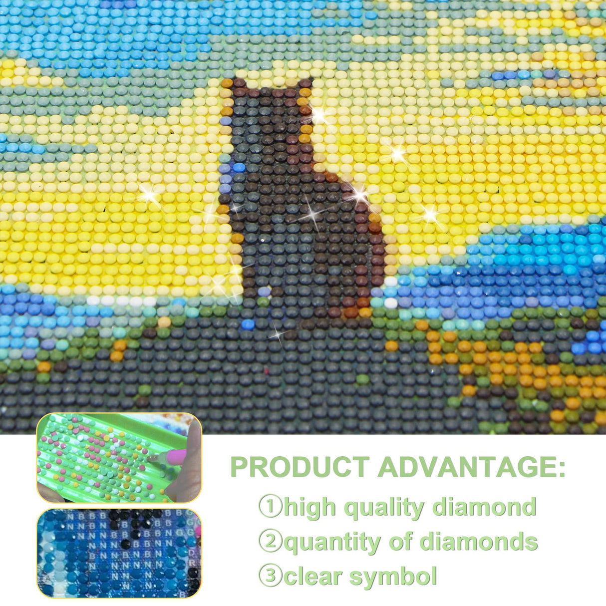 Leixonl Diamond Art Kits for Adults Beginners 6 Pack 5D Diamond Painting Kits for Home Wall Decoration Gifts Round Full Drill 11.8 X 15.7 inch (Animal) Leixonl