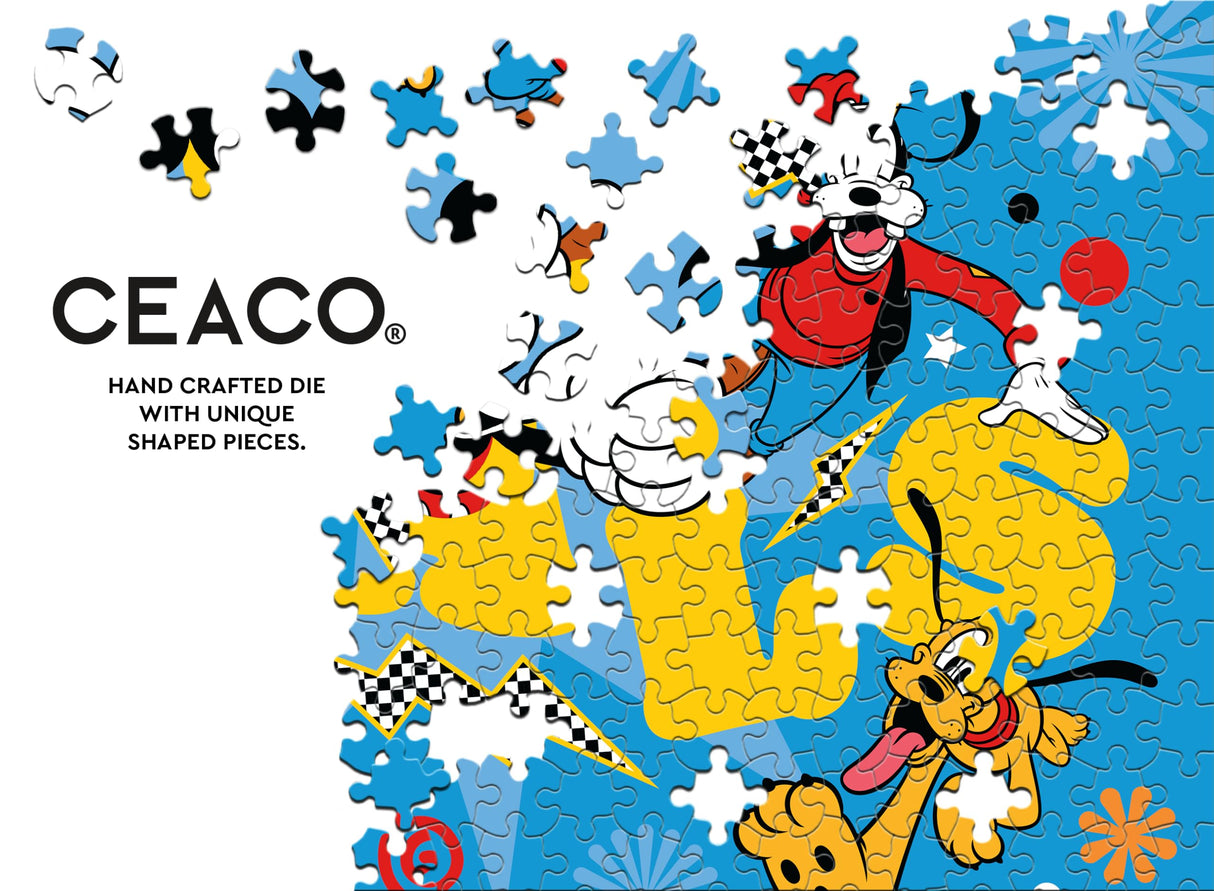 Ceaco - Disney - Mickey and Friends - Mickey and Pals - Foil Puzzle -100 Piece Jigsaw Puzzle Ceaco