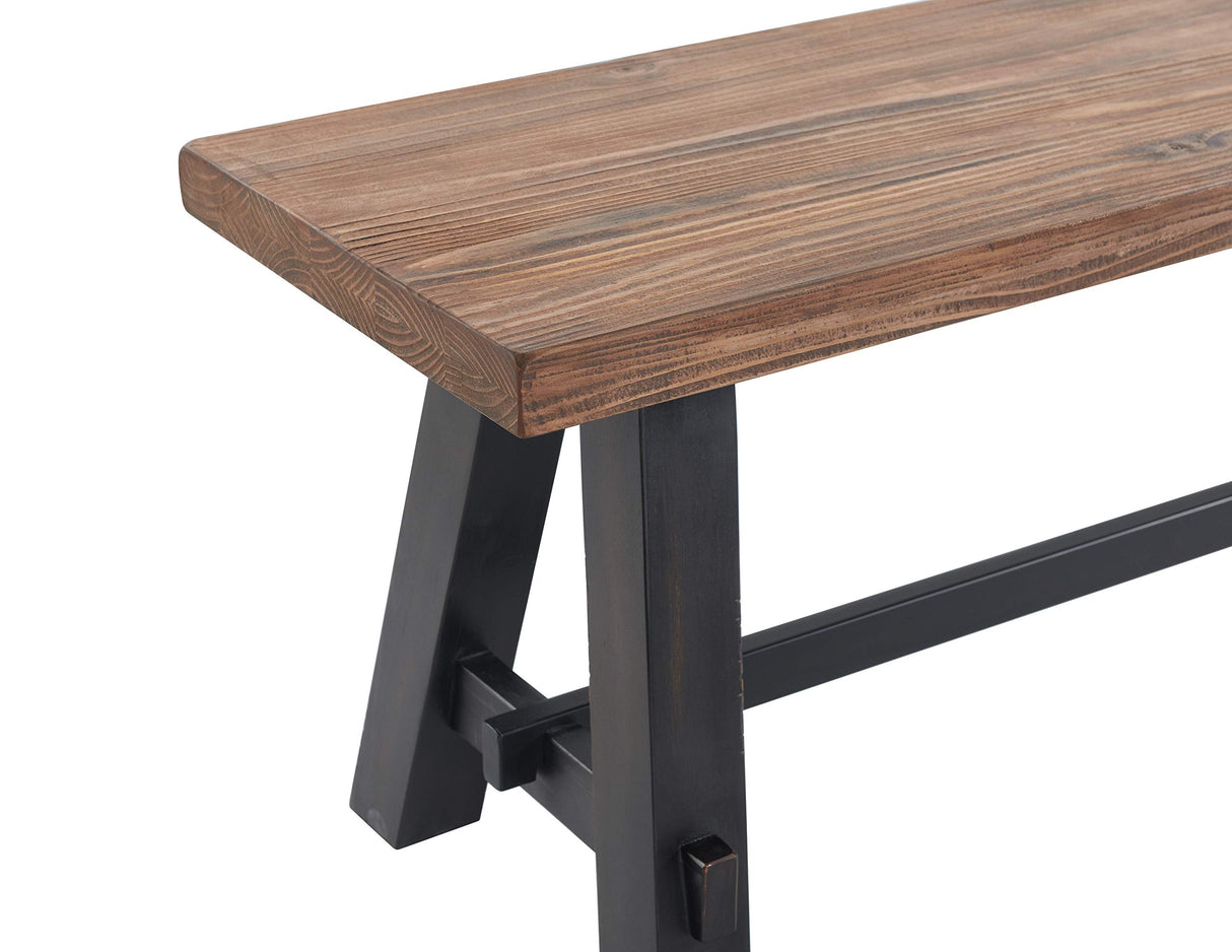 Alaterre Furniture Adam 48" L Solid Wood Bench Alaterre Furniture