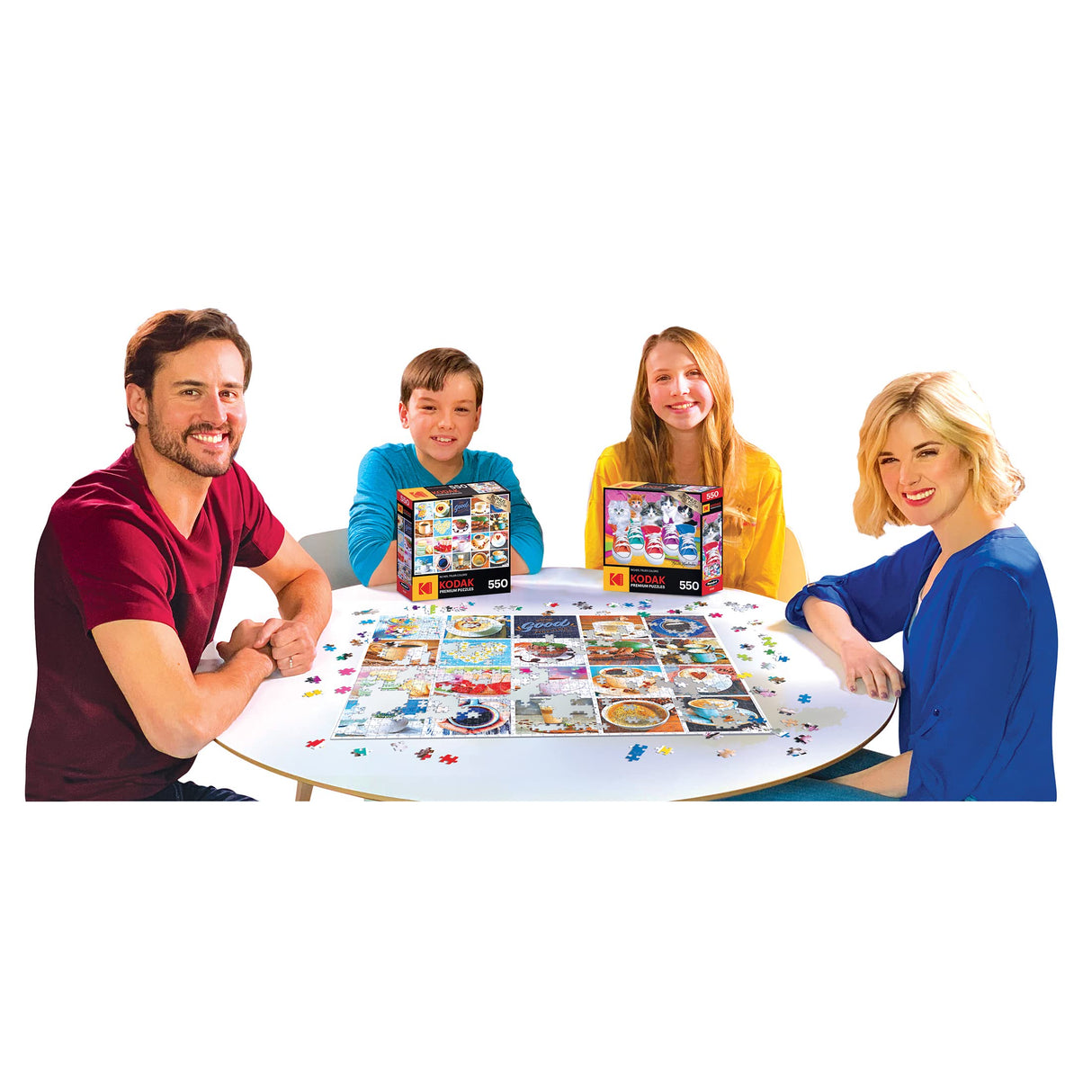 RoseArt - Kodak Premium - Love Coffee - 550 Piece Jigsaw Puzzle for Adults RoseArt