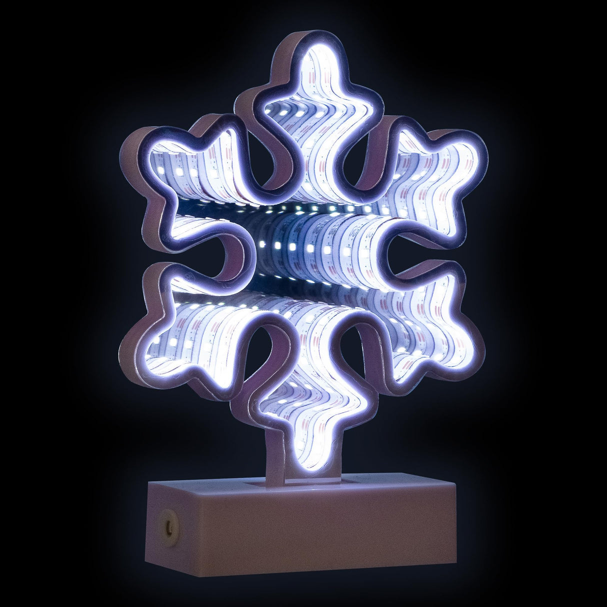 Northlight LED 3D Snowflake Christmas Infinity Mirror - 7.75" Northlight