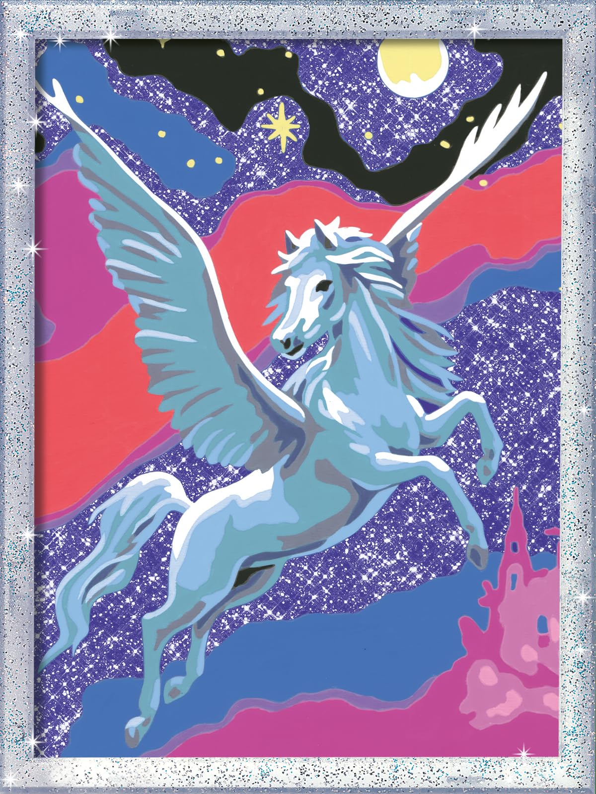 Ravensburger Powerful Pegasus Paint by Numbers Kit for Kids - 20267 - Painting Arts and Crafts for Ages 7 and Up Ravensburger