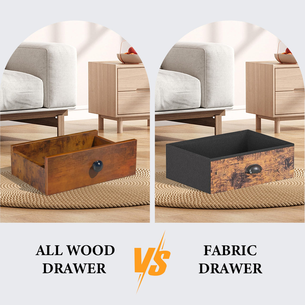 Keelian 47" Entryway Table with Outlets: Console Table with 3 Wood Drawers and Storage Shelves, USB Ports, LED Light Strip for Sofa, Living Room, Hallway, Foyer, Couch, TV and Aquarium Stand Keelian