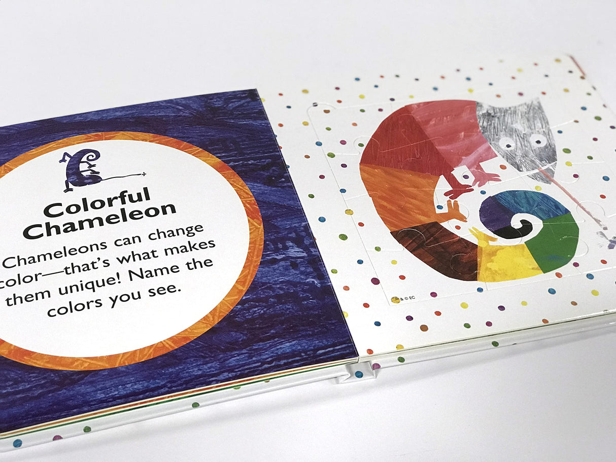 The World of Eric Carle My First Puzzle Book - Jigsaw Puzzles for kids, 10-page board book, 5 puzzles to enjoy Phidal