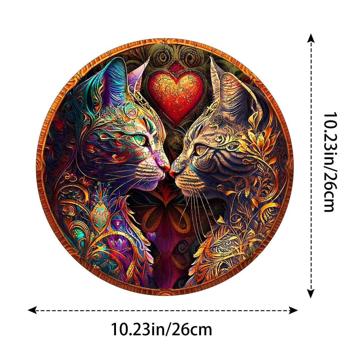 Wooden Puzzle for Adults, 200 Piece Irregular Animal Shaped Wooden Jigsaw Puzzles, Unique Puzzles for Adults, Creative Gift for Teenagers and Adults WHJSG