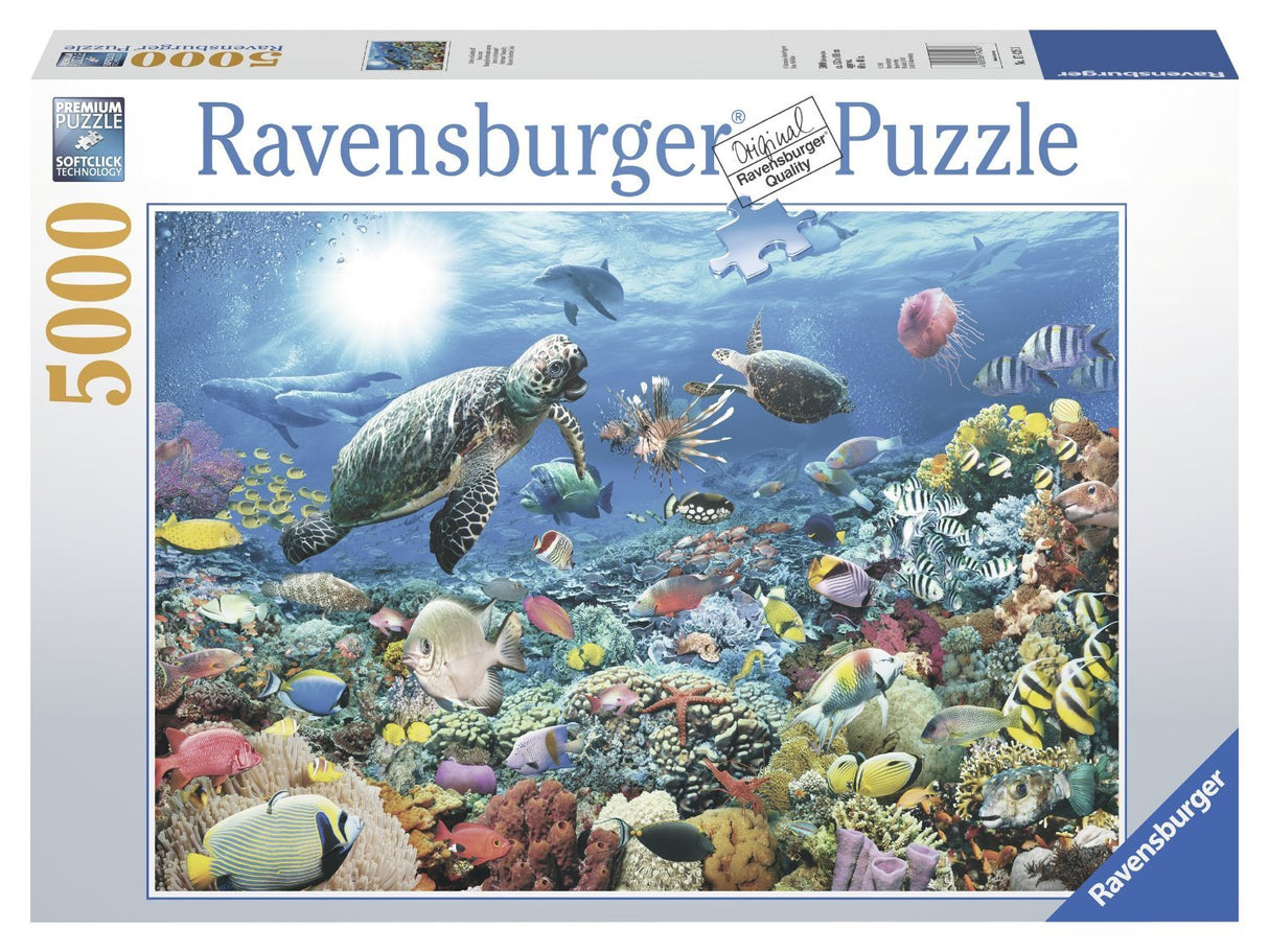 Ravensburger Beneath The Sea - 5000 Piece Jigsaw Puzzle | Precision Fit | Premium Quality | Great Group Activity | FSC Certified Ravensburger