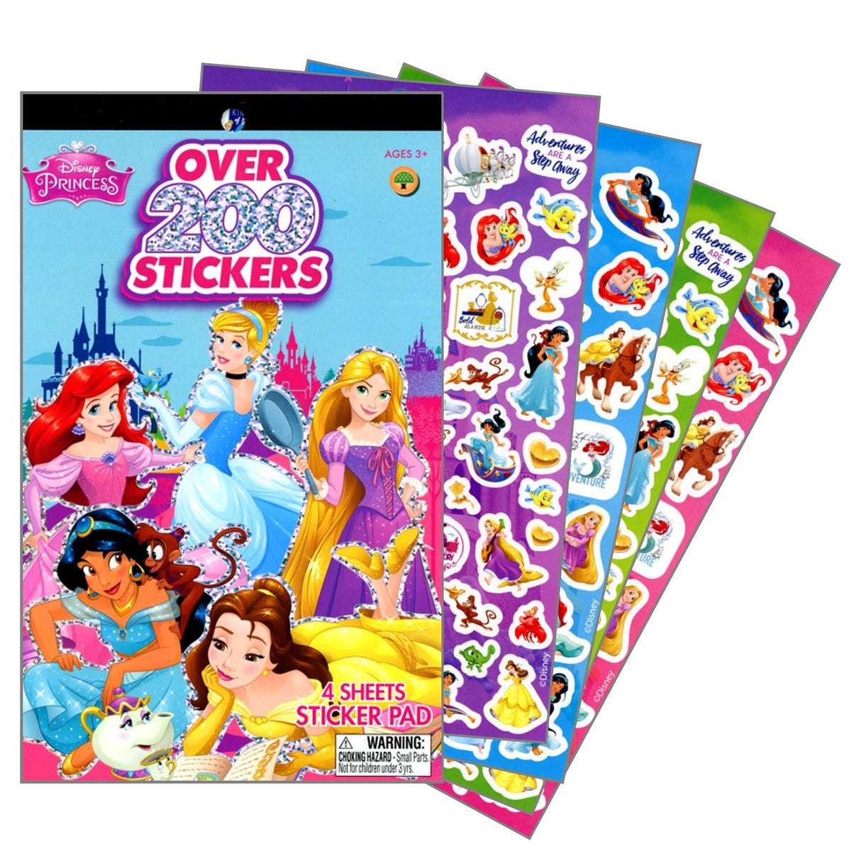 Disney Princess Sticker Pad Over 200 Stickers Disney