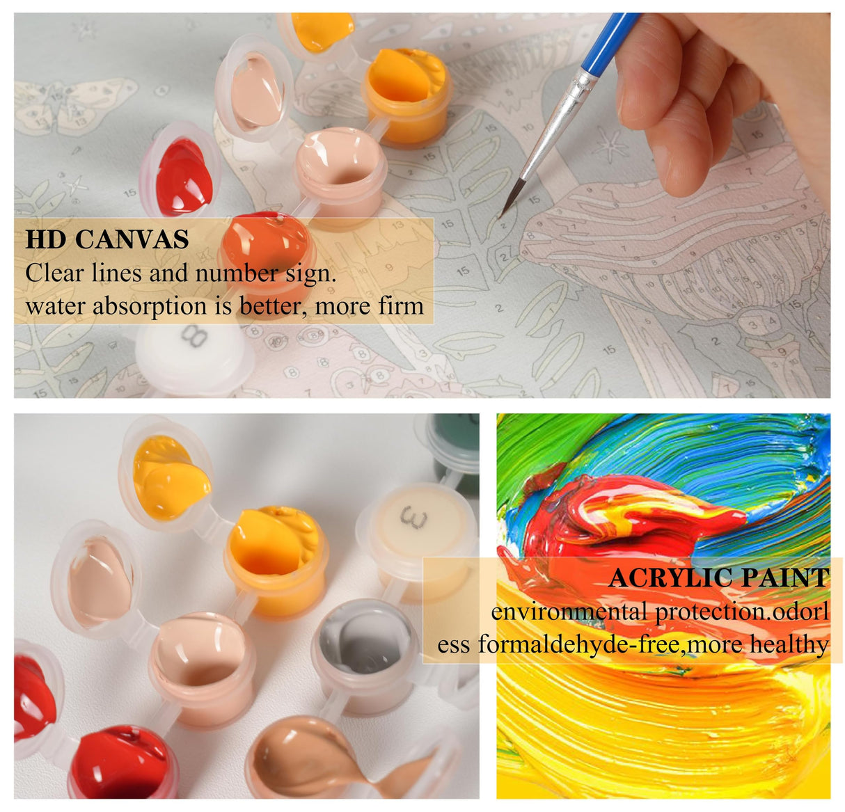 Mowana Sunflower Paint by Numbers Kit for Adults-Paint by Numbers for Adults Beginner with Frame and Easel, Painting by Numbers for Gift Home Wall Decor(8 * 12 Inch) Mowana