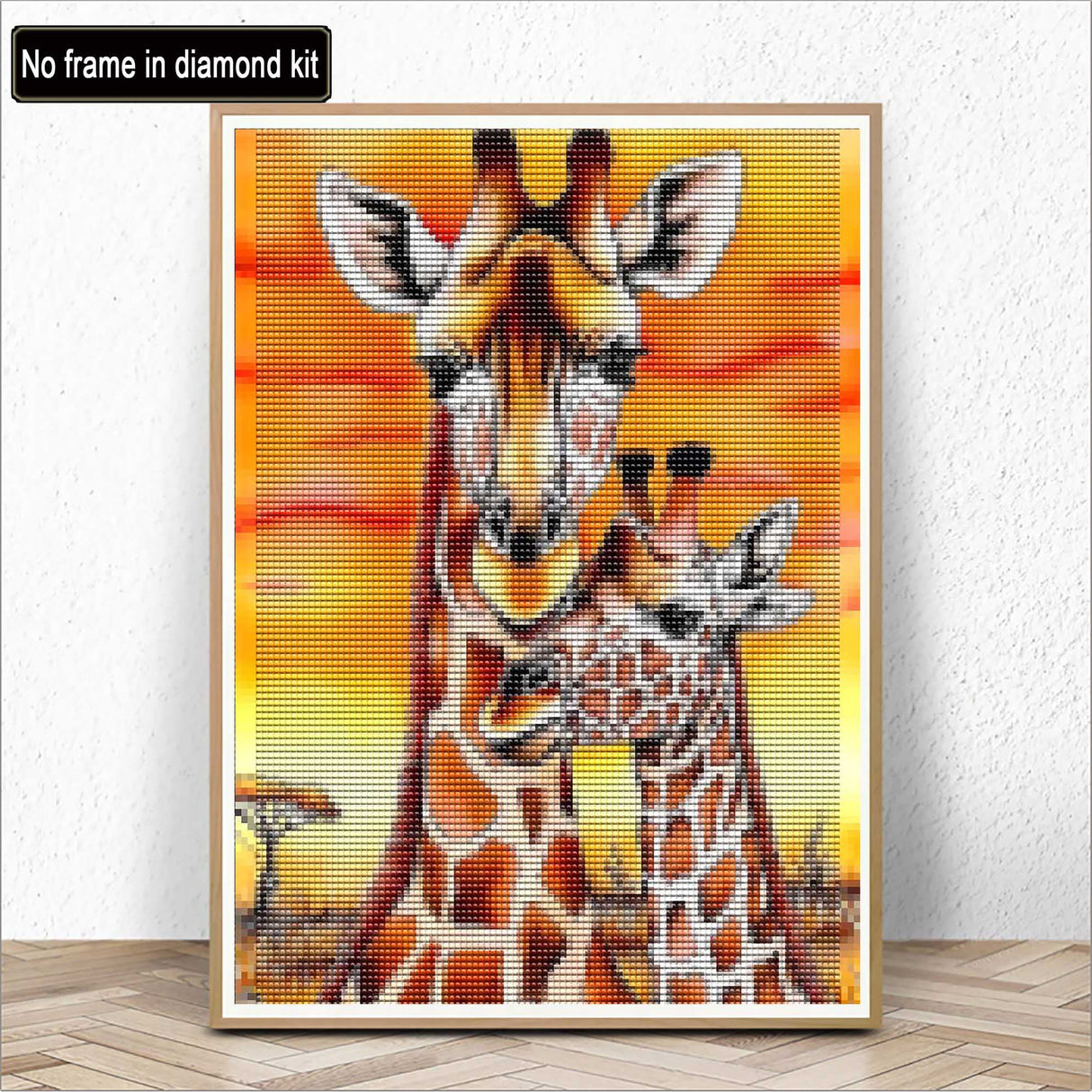 Kaliosy 5D Diamond Art Painting Giraffe by Number Kits, Paint with Diamonds Art Animals DIY Full Drill, Crystal Craft Cross Stitch Embroidery Decoration 30x40CM?12x16inch? Kaliosy