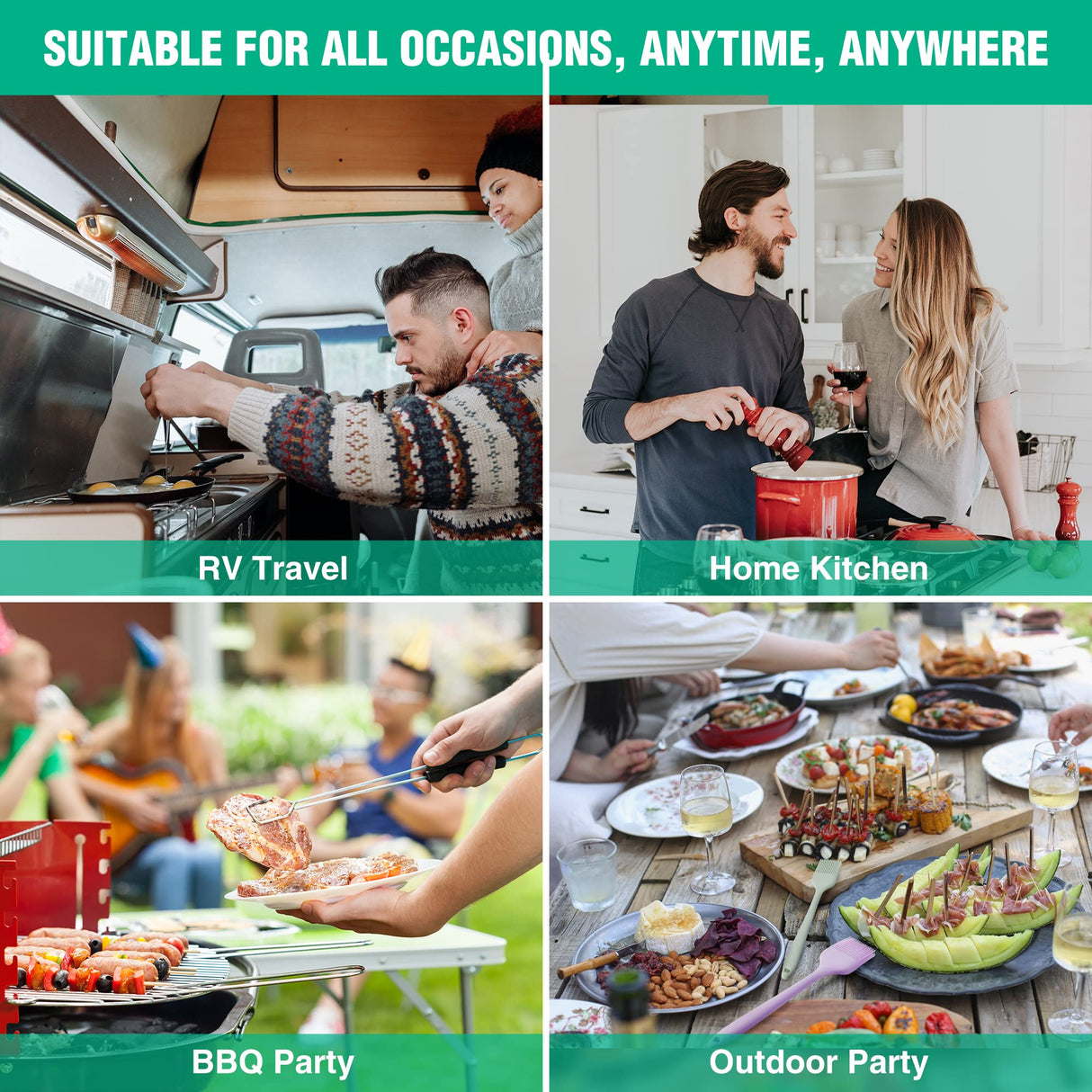 HAUSHOF Silicone Basting Pastry Brush, Heat Resistant Pastry Brush Set, One-Piece Design, Perfect for Baking, Grilling, Spreading Oil, Butter, BBQ Sauce, or Marinade, Dishwasher Safe HAUSHOF