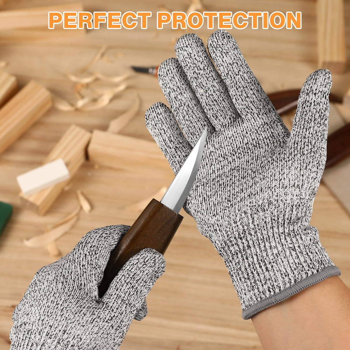 KINGBRO 42PCS Wood Carving Kit for Beginners,14 Basswood, Wood Whittling Kits for Beginner and Kids, Wood Carving Tools with Safety Protection. 10pcs Wood Carving Knife with 14pcs Wood Block. KINGBRO