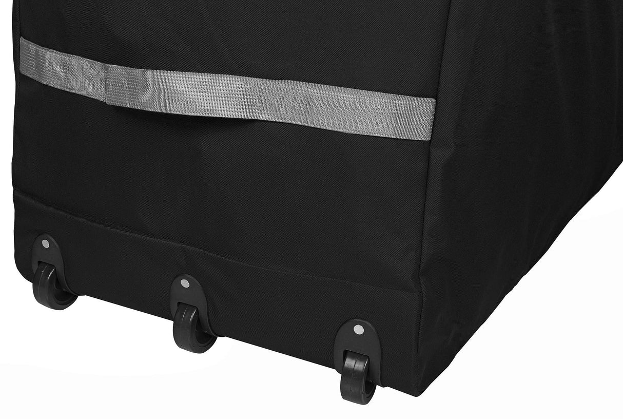 Primode Christmas Tree Storage Bag, Fits Up to 9 foot Tall Xmas Holiday Trees 28" X 16" X 60" Extra Large Heavy Duty Xmas Box Container with Wheels (Black) Primode